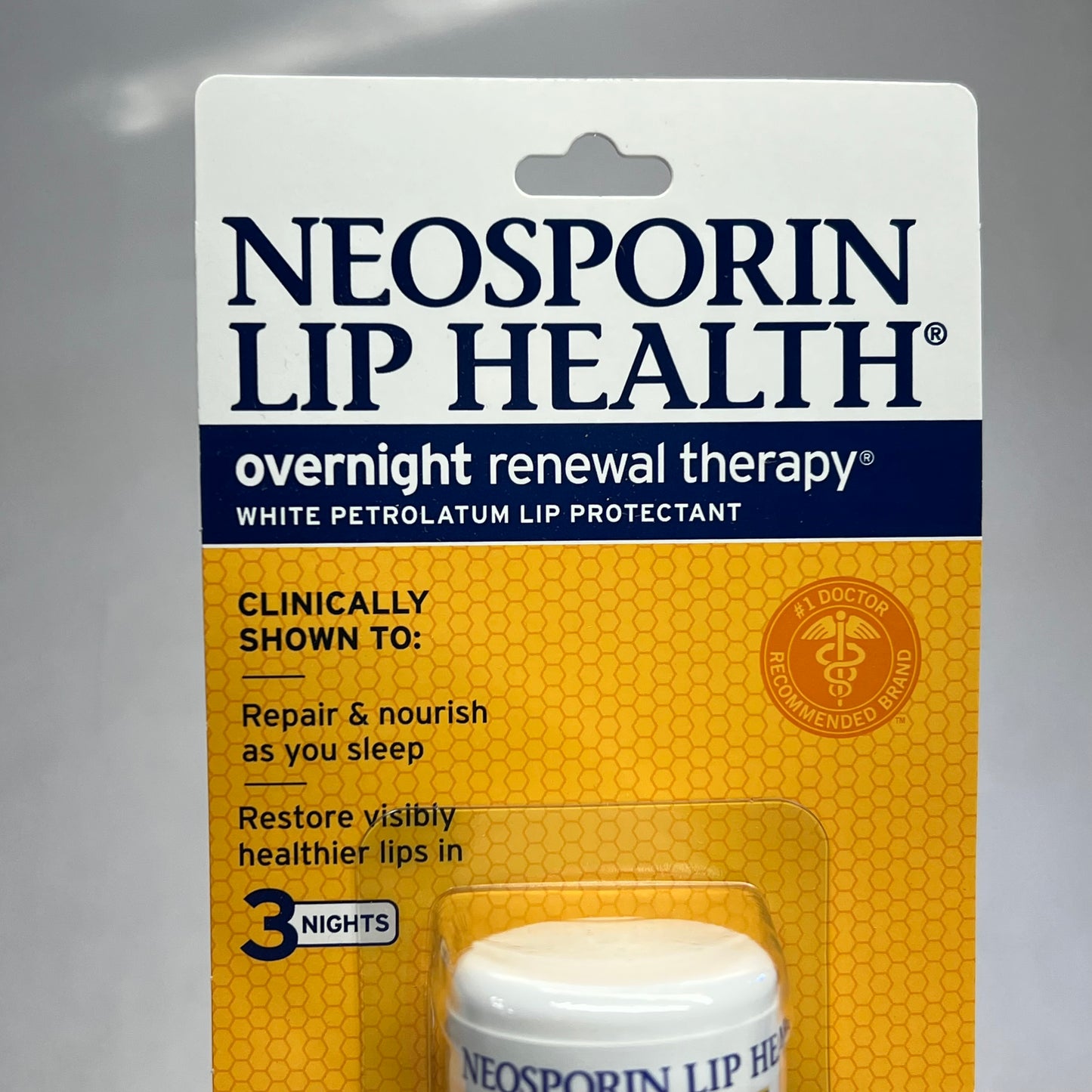 NEOSPORIN  (3 PACK) Lip Health Overnight Renewal Therapy  0.27 oz BB 03/25