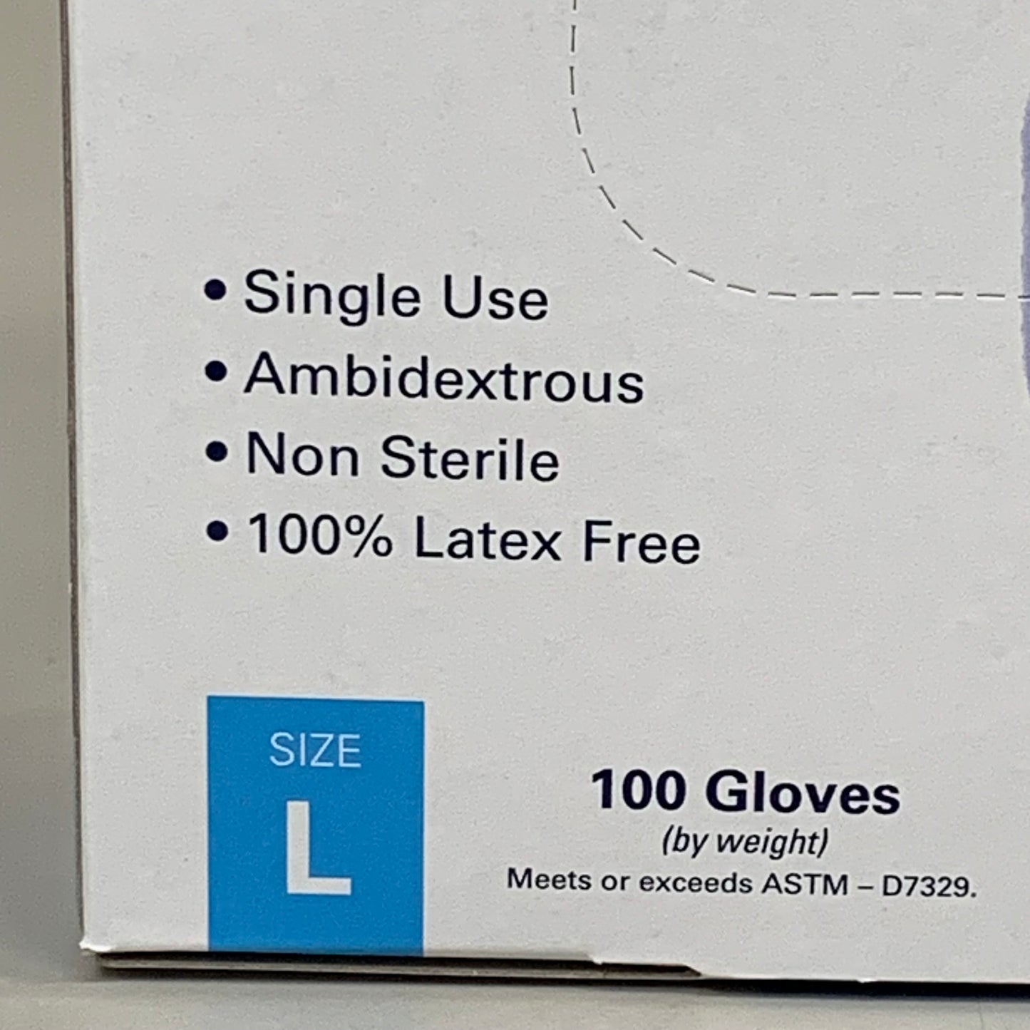 THE SAFTEY DIRECTOR (1000 PACK) Nitrile Industrial Gloves Latex Free Sz L 71154