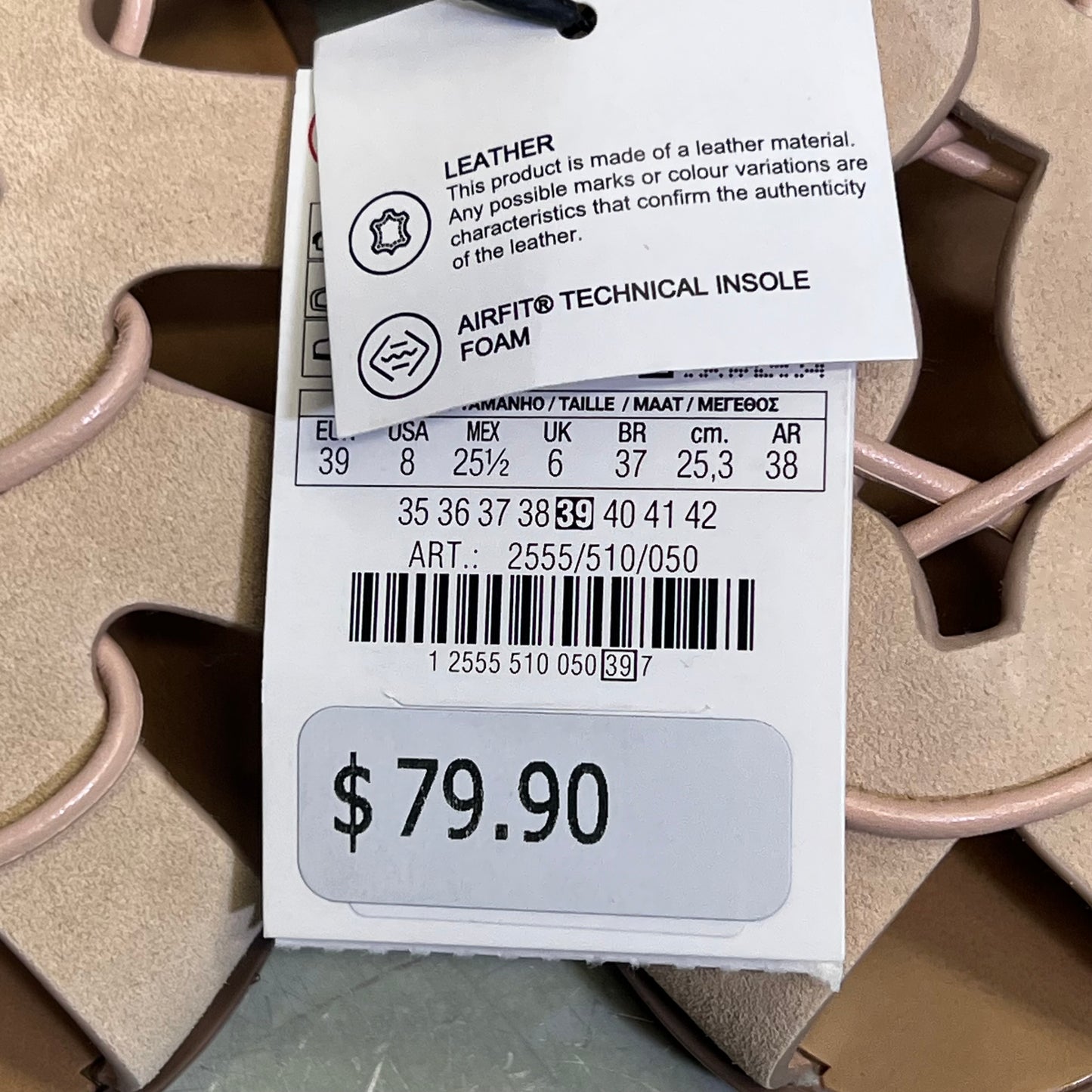 ZA@ ZARA Lot Of Assorted Open Toe Sandal Women's Sz EU 39 / US 8.5 Brown/Black/Tan