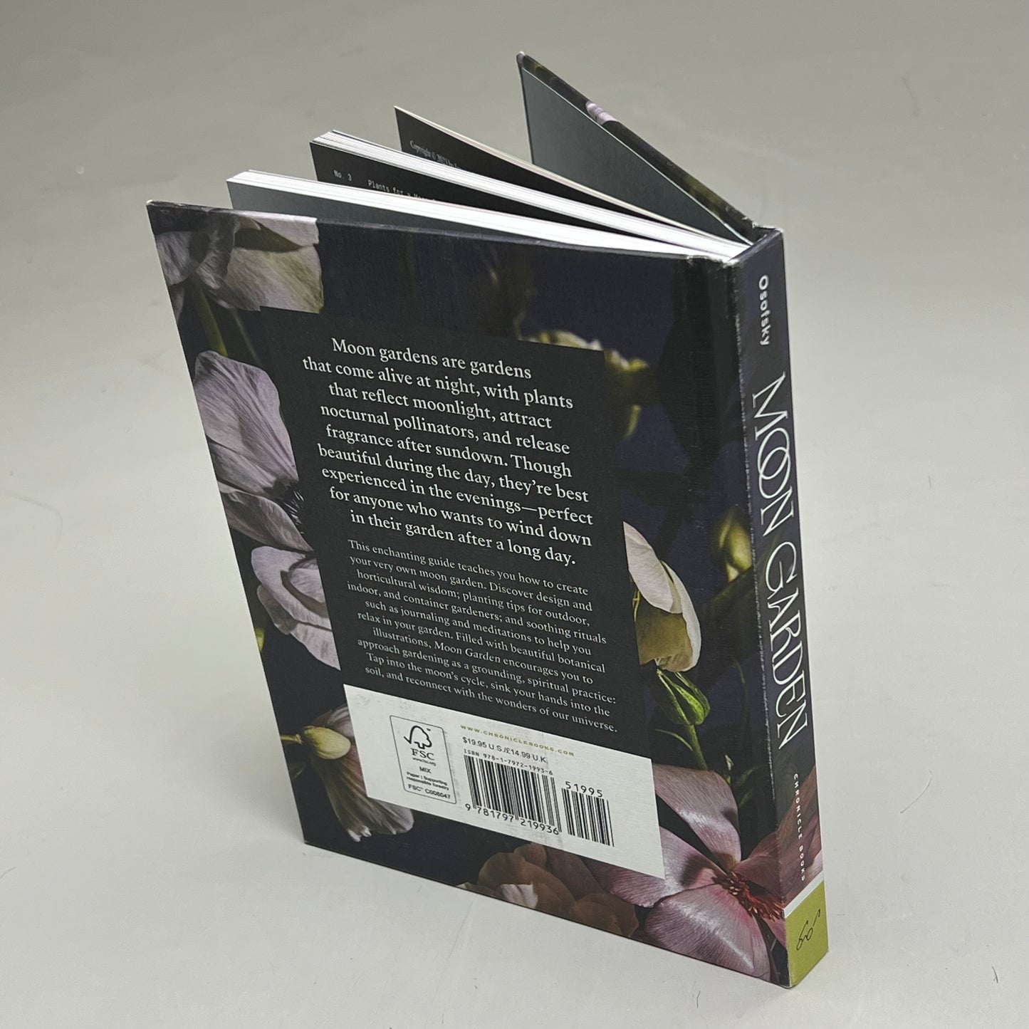 MOON GARDEN By Jarema Osofky Guide To Creating An Evening Oasis Hardcover Book