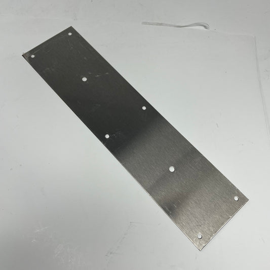 ROCKWOOD ASSA ABLOY (2 PACK) Rockwood 110x70c Pull Plate 4″ x 16″ 1" Pull Silver