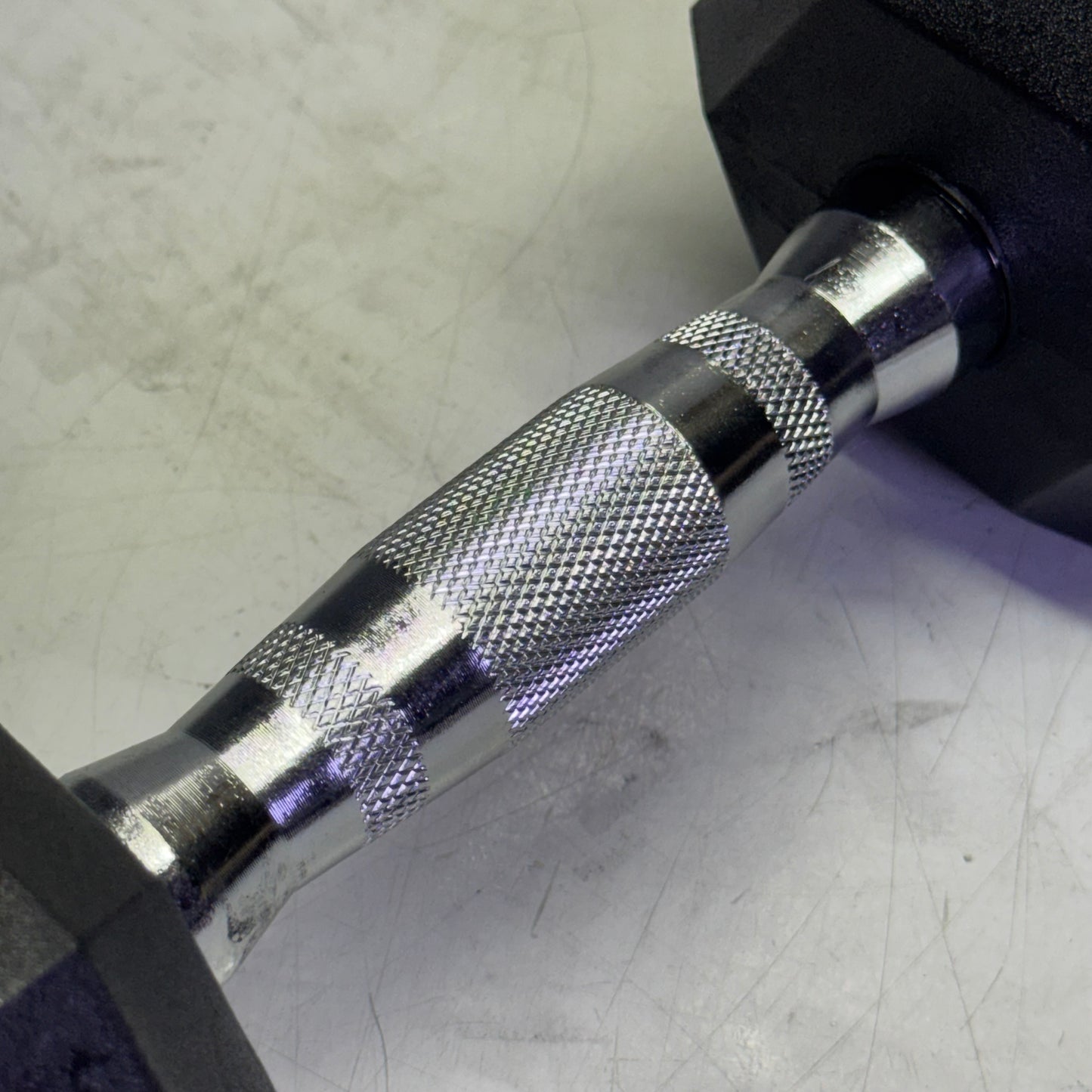 TITAN FITNESS (2 PACK) Black Rubber Coated Hex Dumbbell Single 10lb HEXDBB_10