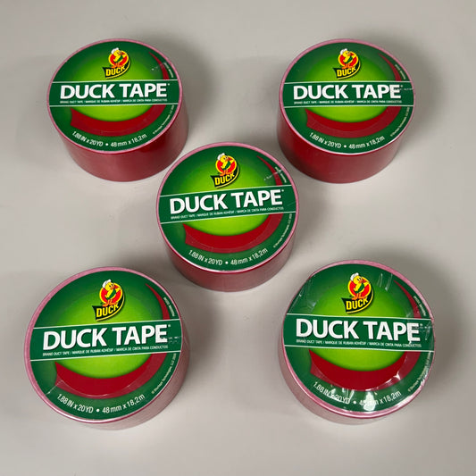 SHURTAPE (5 PACK) Heavy Duty Duct Tape 1.88" X 20 Yd Solid Red 1265014