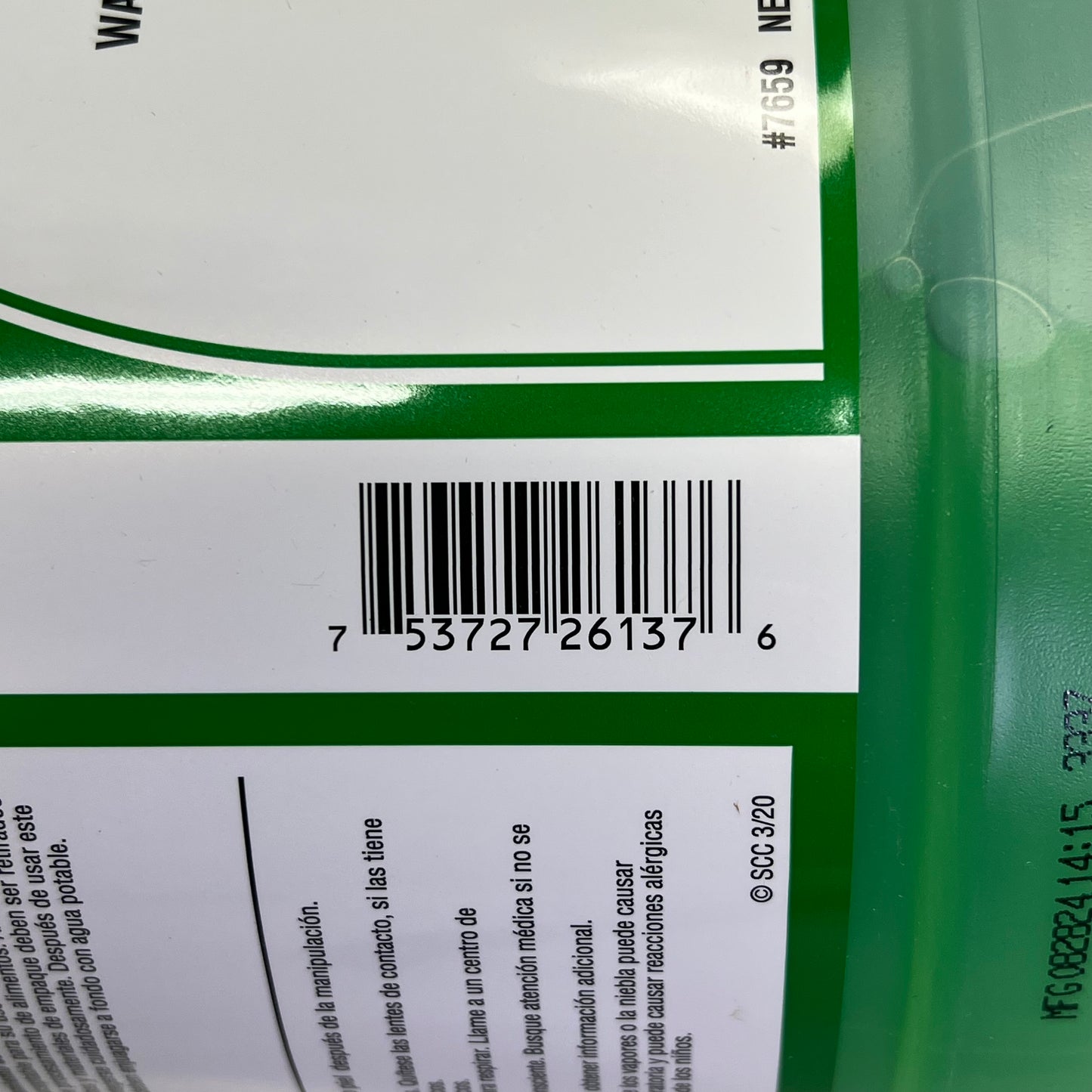 SPARTAN Sparclean Sure Step No Rinse Enzyme Floor Cleaner 1 Gal Green 59