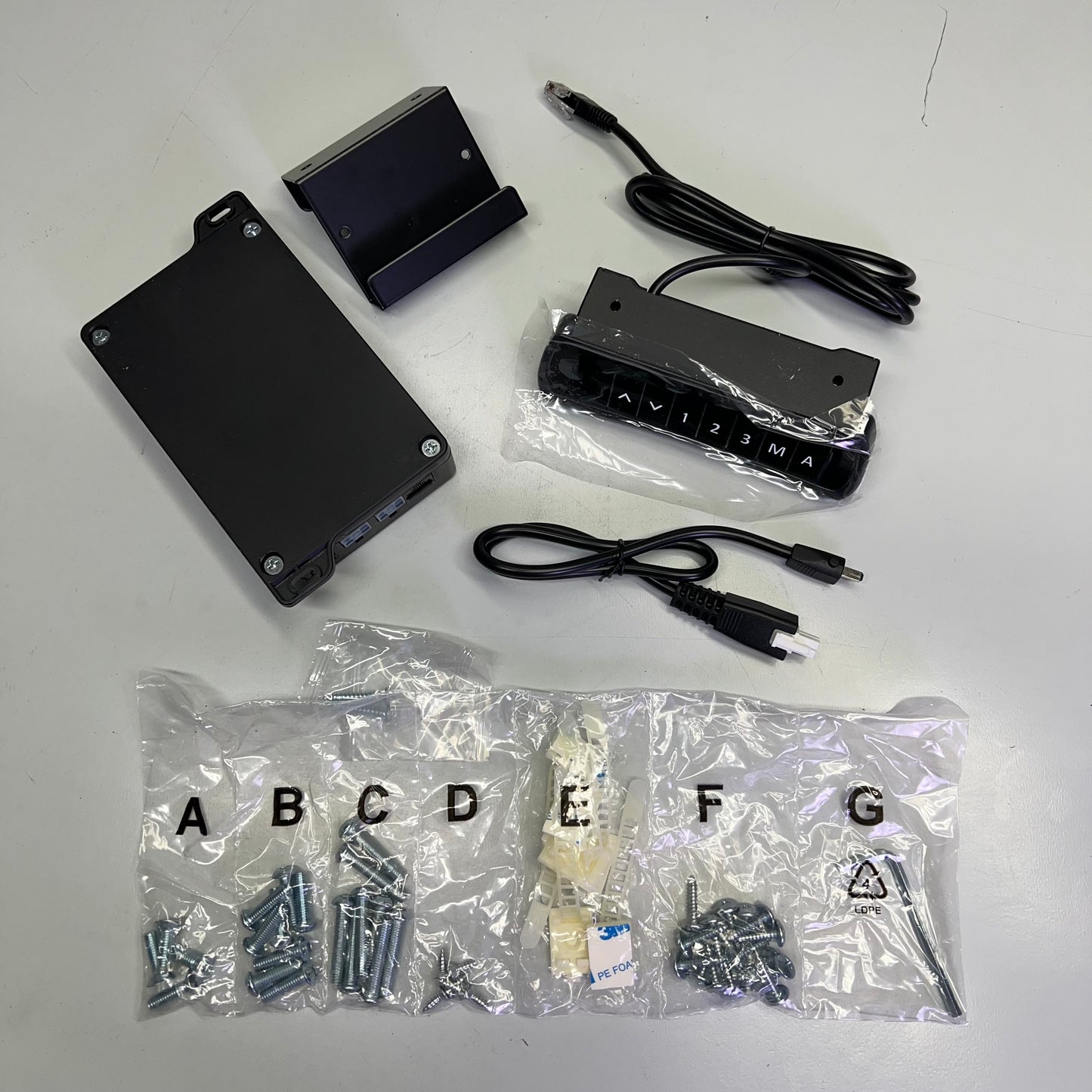 Dual Motor 2 Stage Height Adjustable Base Desk 2 Leg 220lbs Cap Black LOHI-S-BLK