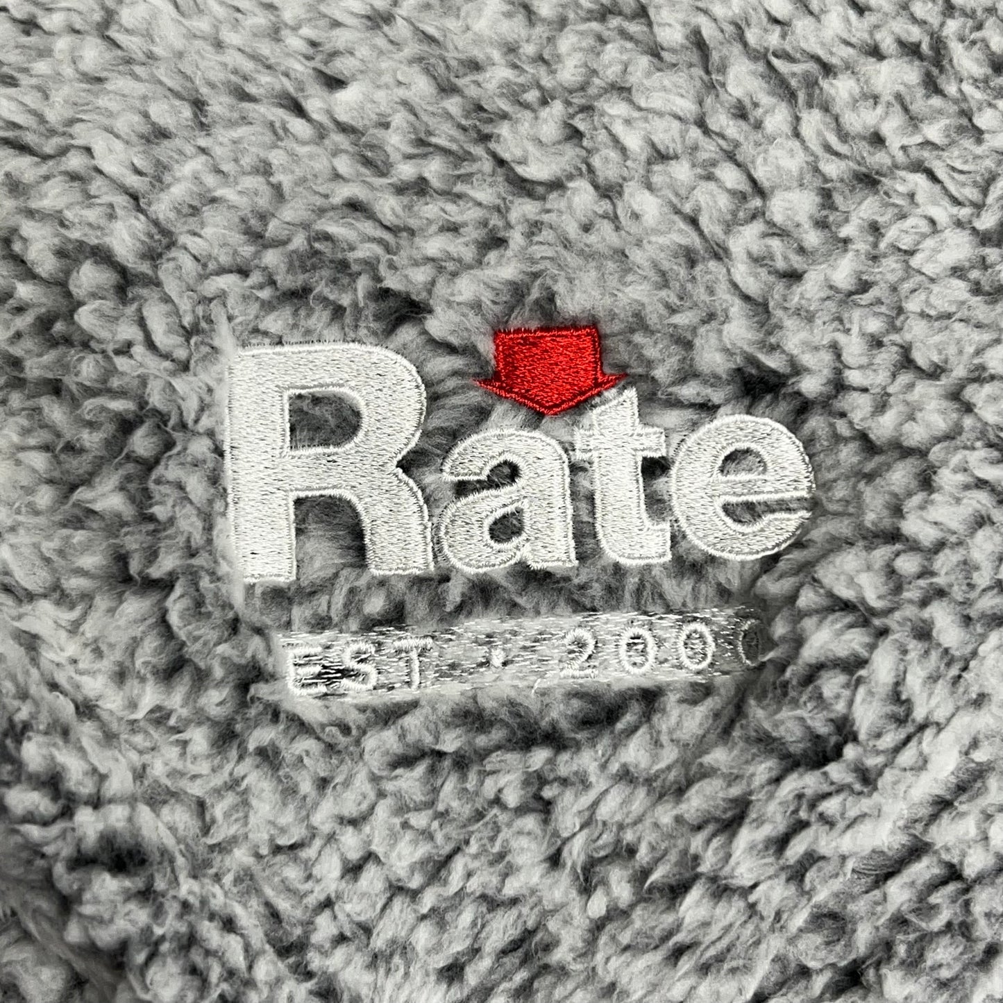 SIMPLICITY Port Authority Cozy Throw Blanket W/ RATE EST 2000 Company Logo 50" X 60" Grey Heather BP-36
