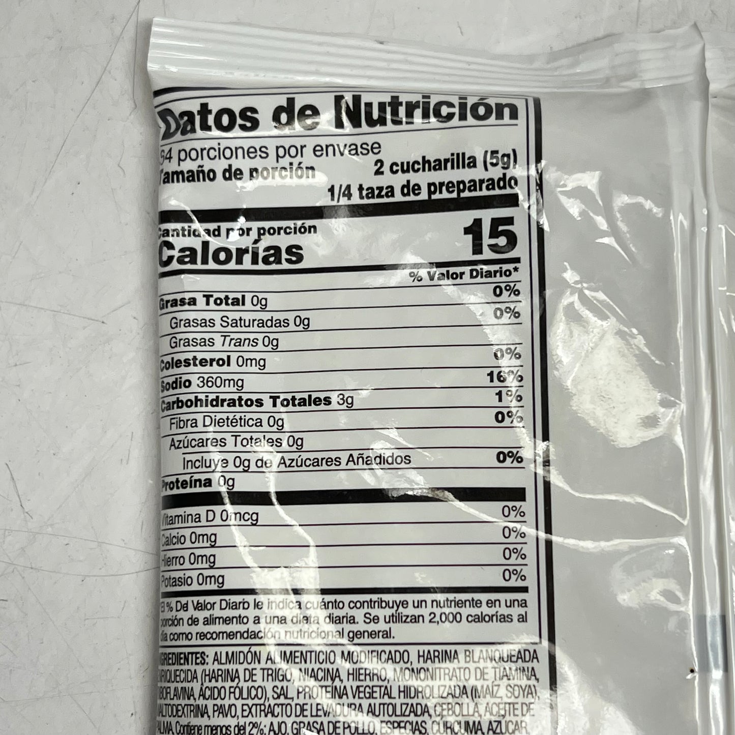 ZA@ PIONEER (6 PACK) Individually Packaged Powder Turkey Gravy Mix 11.3 Oz White C