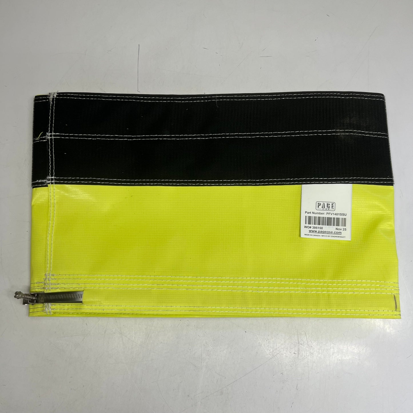 PAGE GSE Green Layflat Ventilation Duct Sz 14"H x 22"W 395150