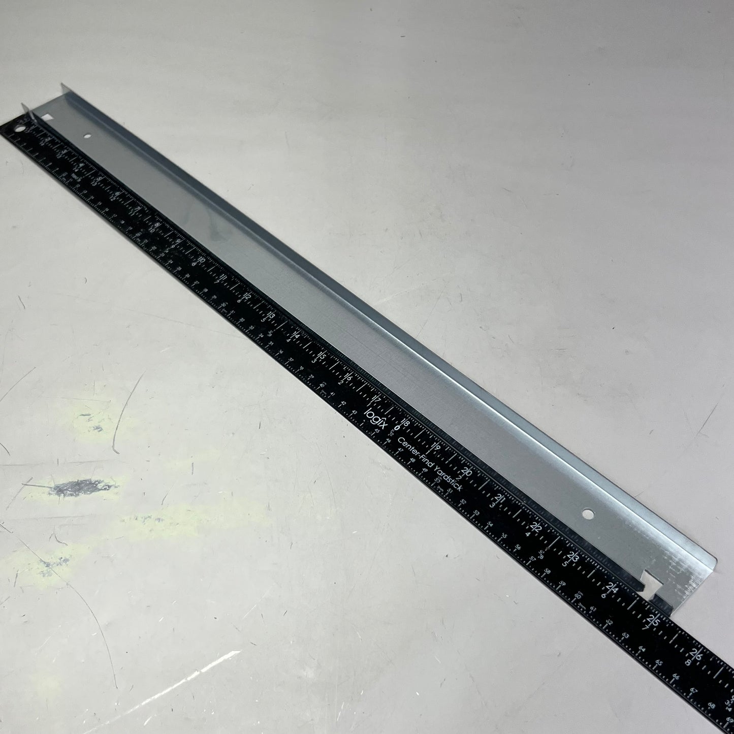 (6 Pcs) Steel Raceway I100 Sz 25" L x 1" W, Grey