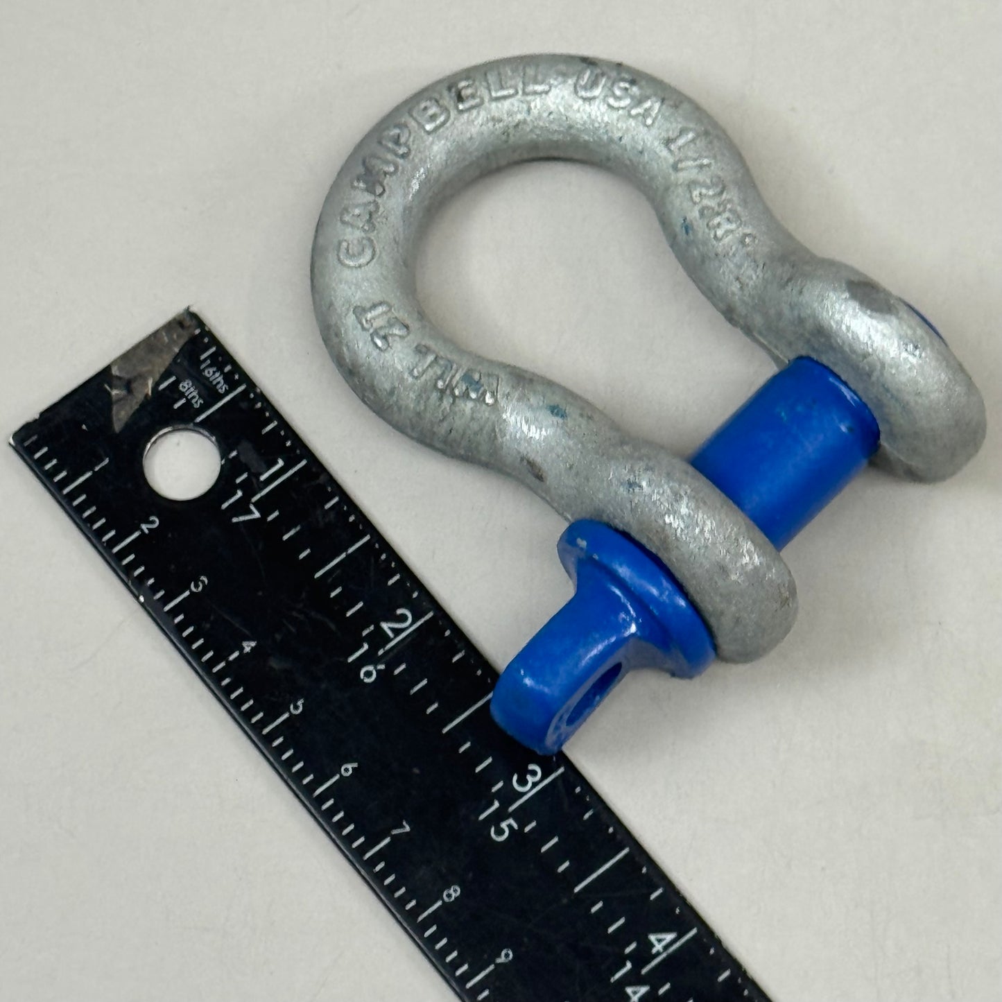 CAMPBELL Screw Pin Anchor Shackles 2 Ton Wll  1/2 in #5410835