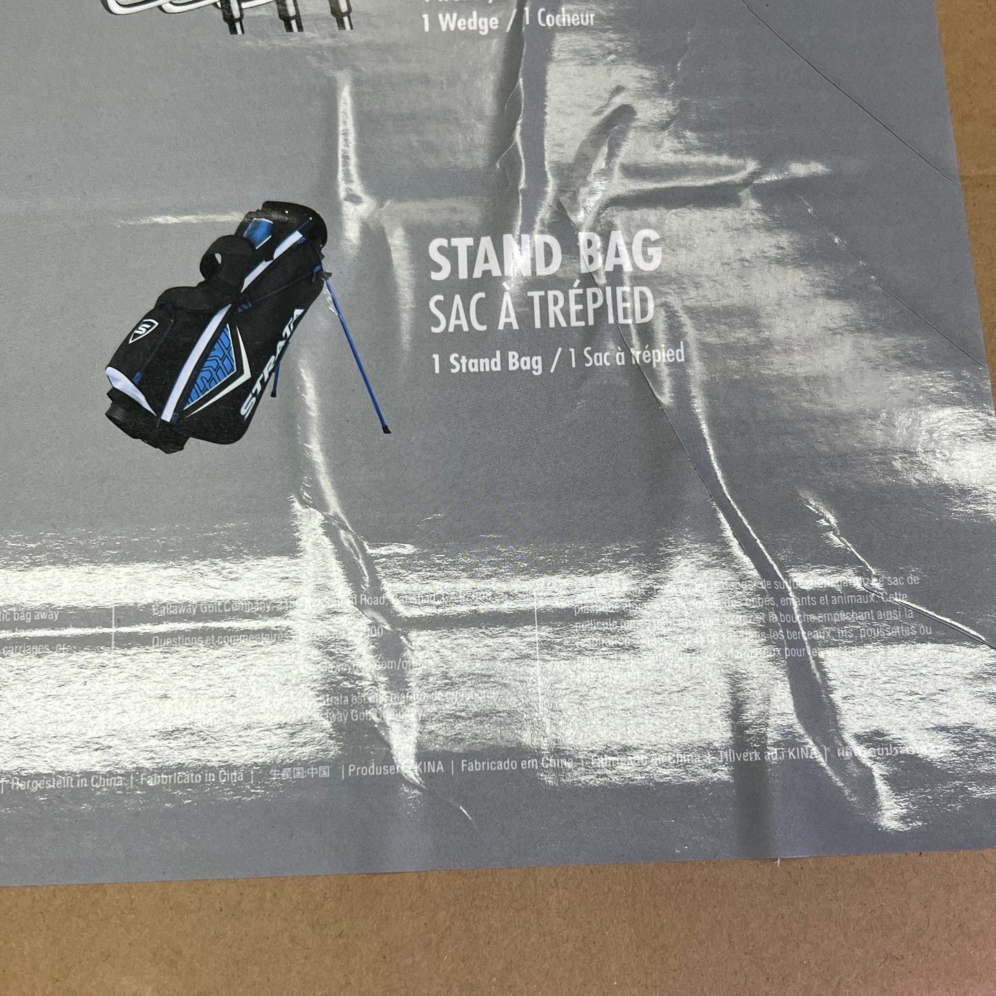 ZA@ STRATA (Bag w/ Full Set of Clubs!) 12-Piece Set RH Designed For Max Performance Men's Black/Blue 4PKR190612067 B