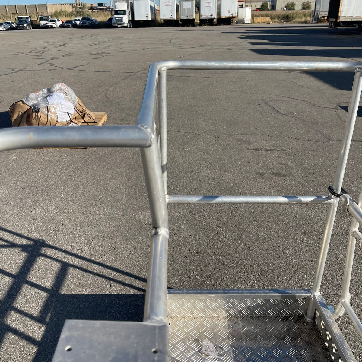 UNBRANDED Replacement Boom Lift Platform Basket 57"x43"x39" Aluminum