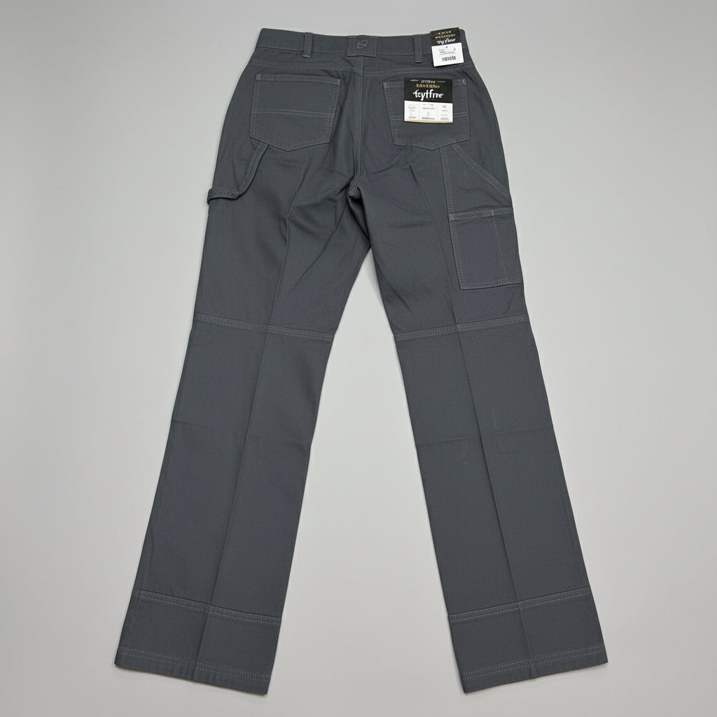NOBLE OUTFITTERS Tug-Free Stretch Canvas Utility Pant Women's Sz 14 Asphalt 24036