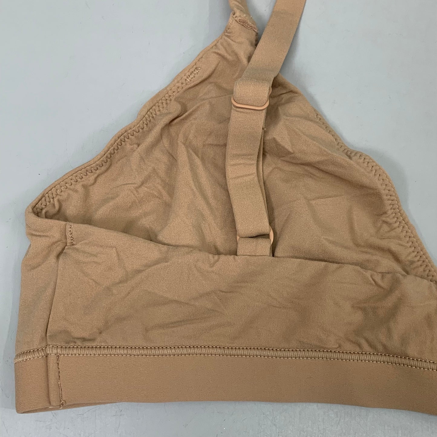 SKIMS Adjustable Triangle Bralette Fits Everybody Women's Sz L Ochre BR-TRI-2024