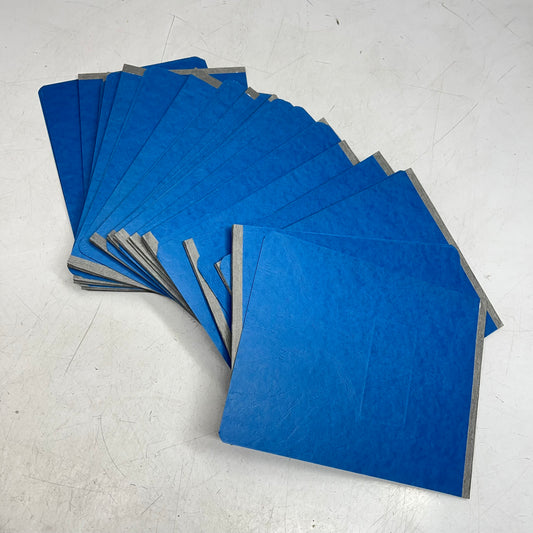 ACCO (25 PACK) Leather Embossed Presstex Report Covers  8.5" Top Blue A7017022