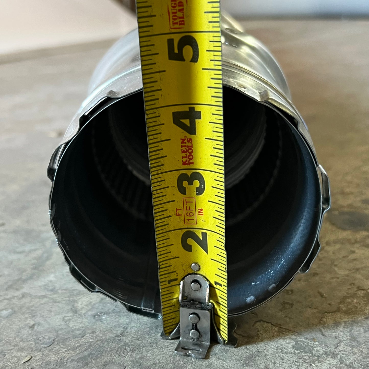 AMERIVENT (6 Pcs) Double Wall Flexible Vent Pipe Sz 4” x 60”, Silver 4ADFC5