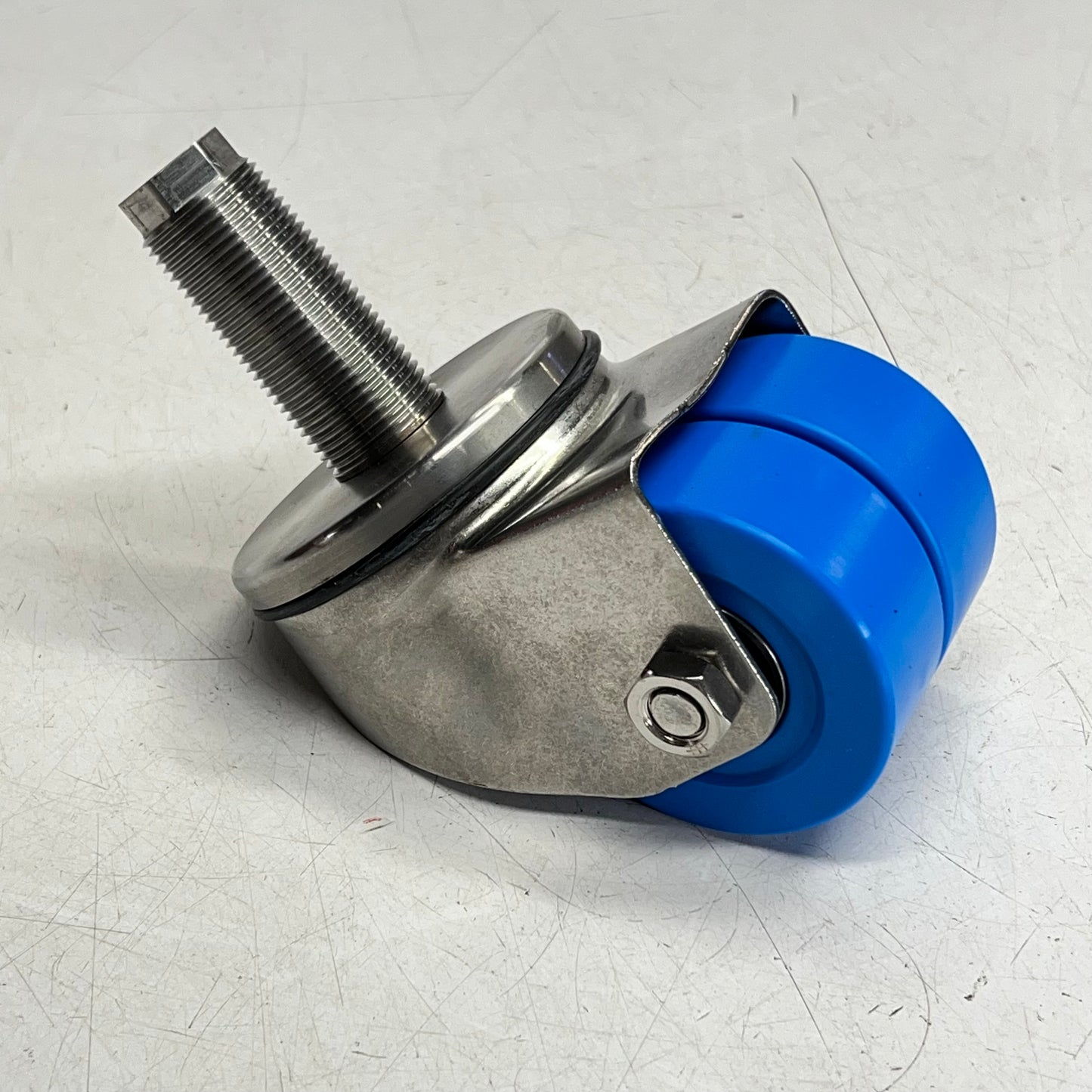 ATLAS CASTERS  Leveling Caster Carbon Steel 1000 Series Blue LC1030CS-HX-PXP