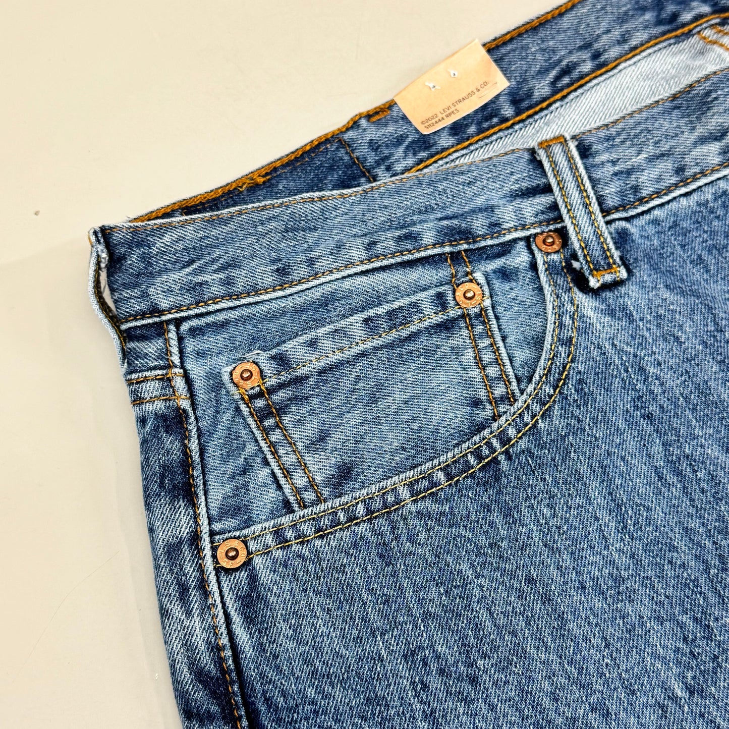 LEVIS 501 Orignial Fit Jeans Men's Sz 38 X 30 Medium Stonewash S112602 RPMX