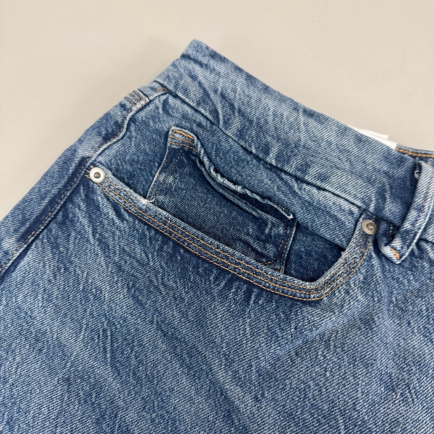 GOOD AMERICAN Good 90's Relaxed Jeans Women's Sz 14 Indigo575 GNI384T