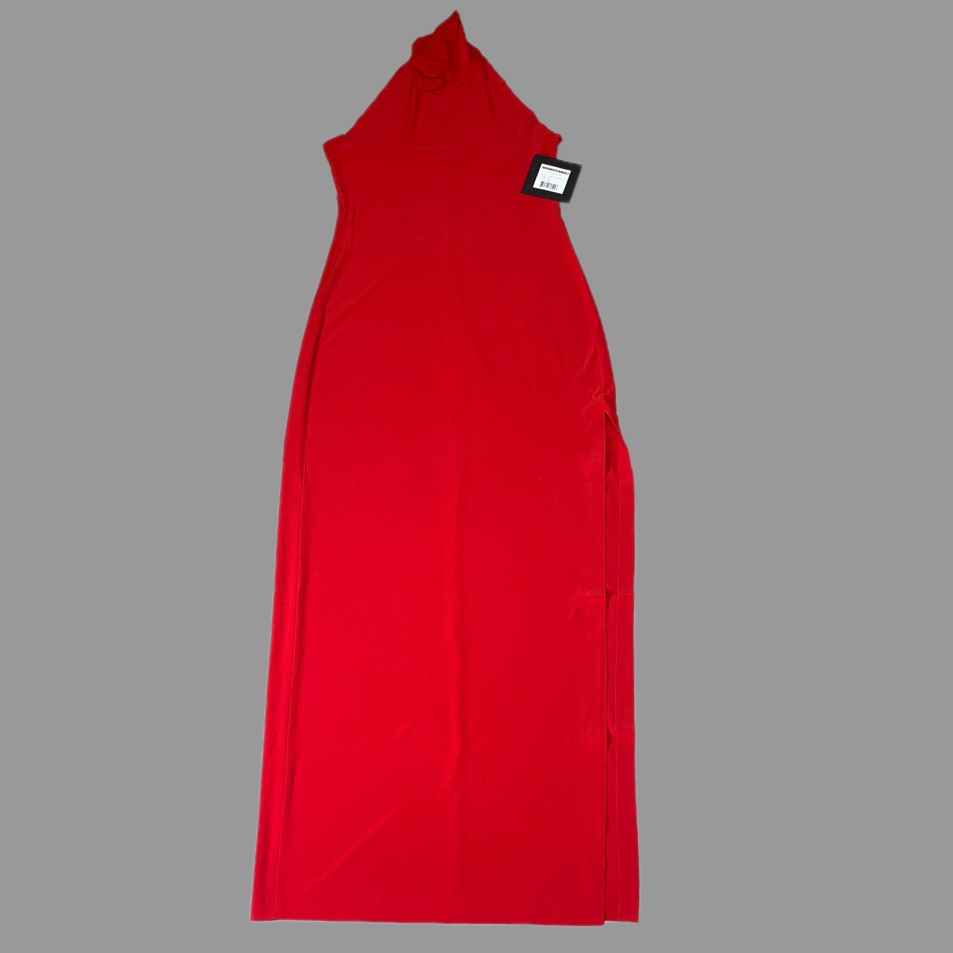 NORMA KAMALI Halter Turtle Side Slit Gown SZ M/38 Red KK4223PL236004 ( PayWut NORMA KAMALI Halter Turtle Side Slit Gown SZ M/38 Red KK4223PL236004 ( PayWut
