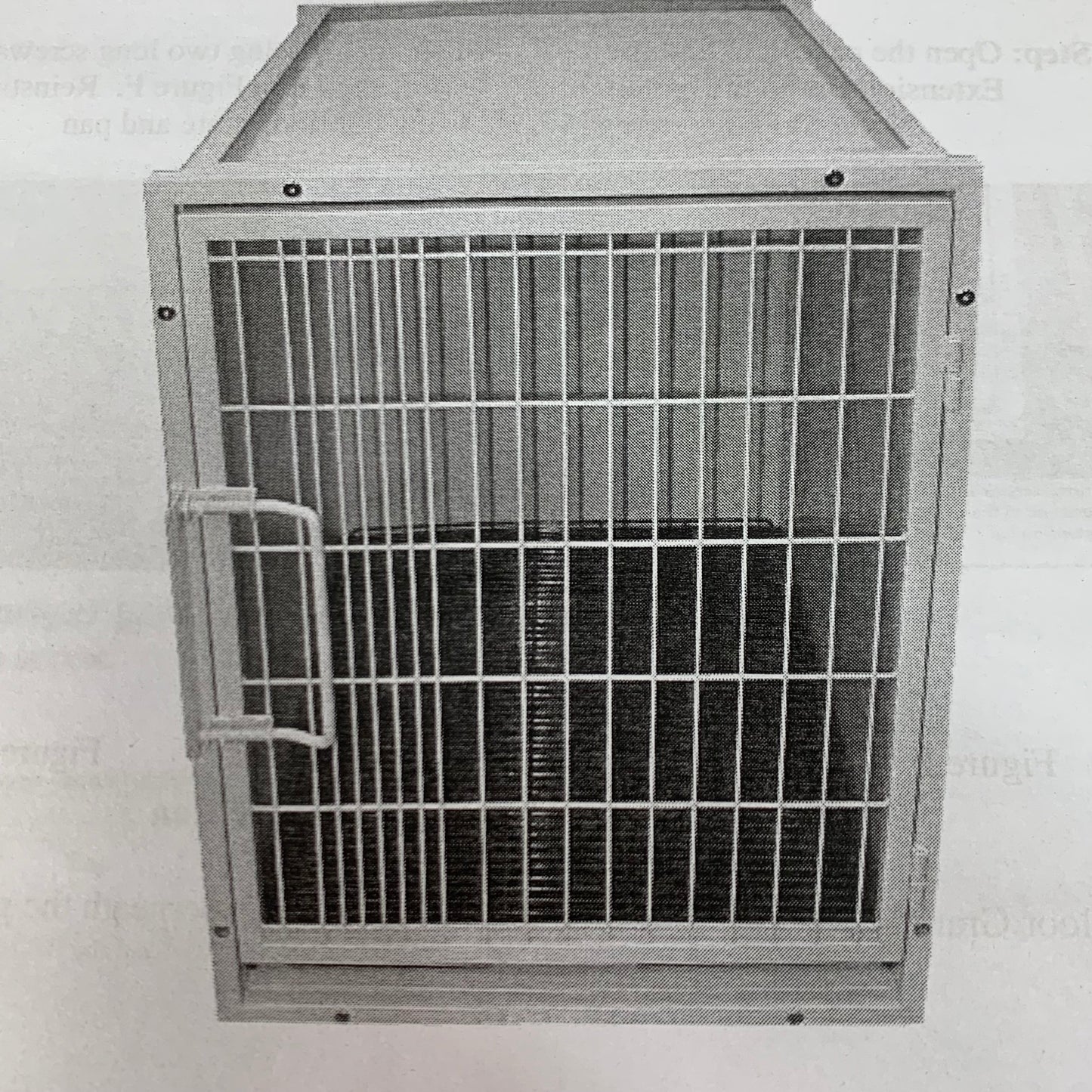 PAW BROTHERS Medium White Modular Cage Without Pans & Grates 21.75" x 29.5" PBP89421