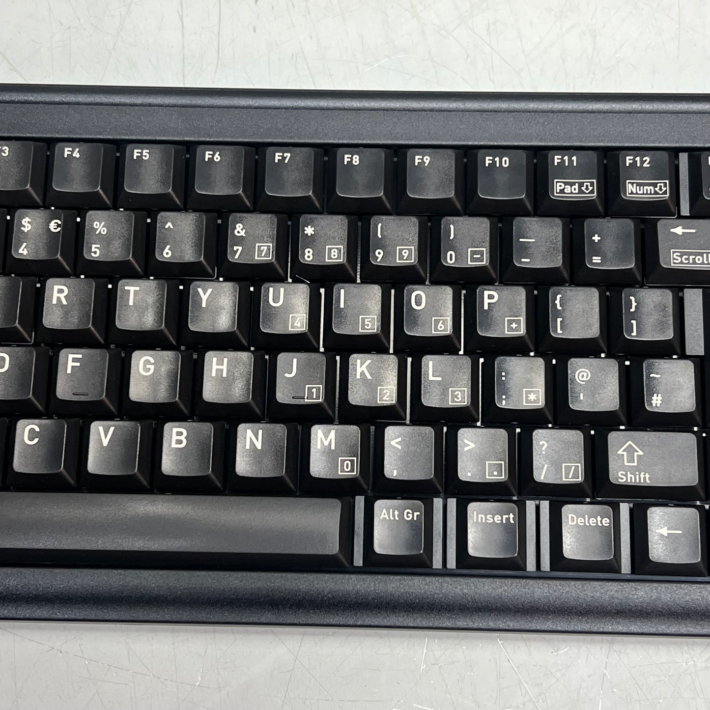 CHERRY Compact Keyboard W/ Trackball & Mouse Buttons 83 Key  Black G84-4400