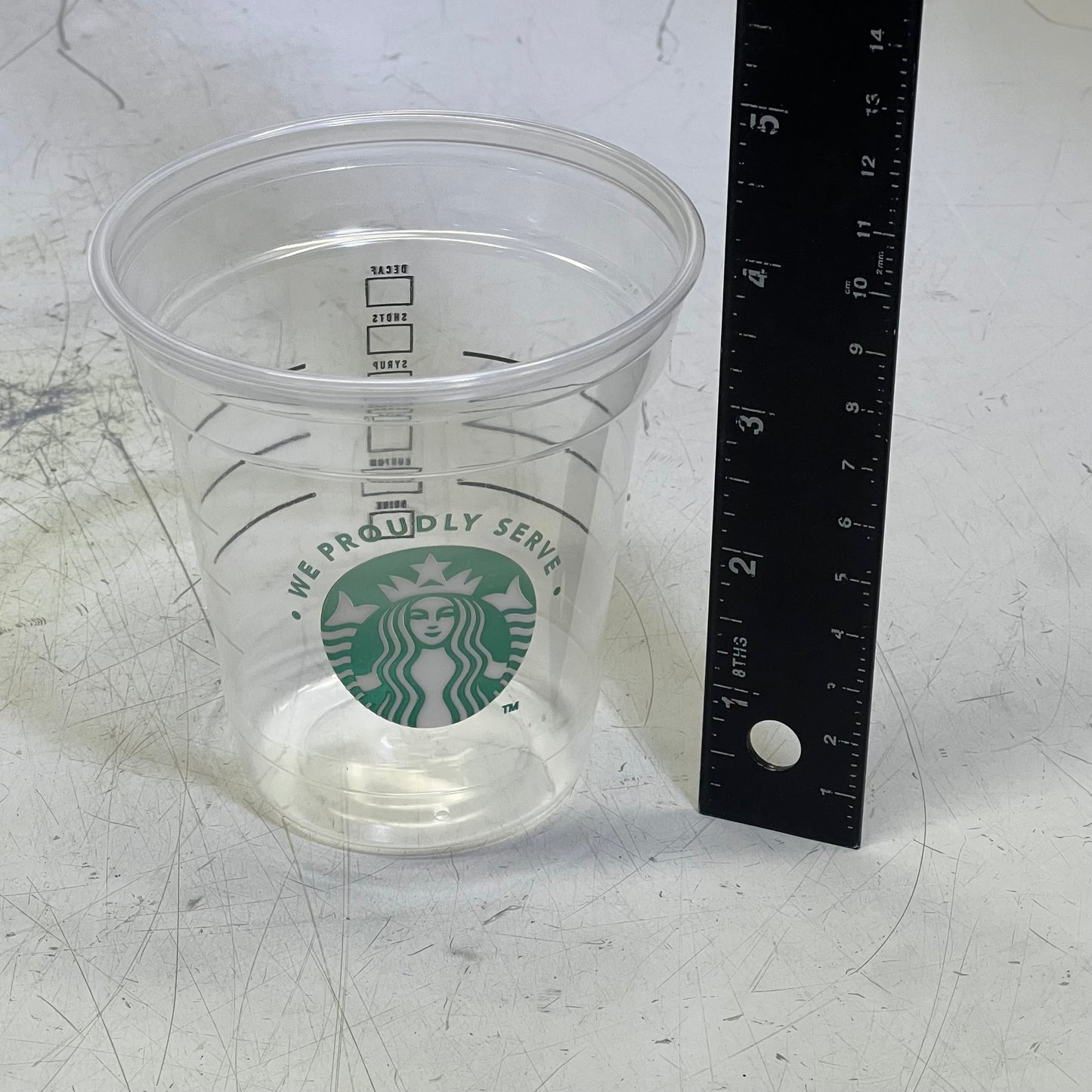 ZA@ PACTIV EVERGREEN (1060 PACK) Iced Tall Cup 12/14 oz Natural Clear 11153352