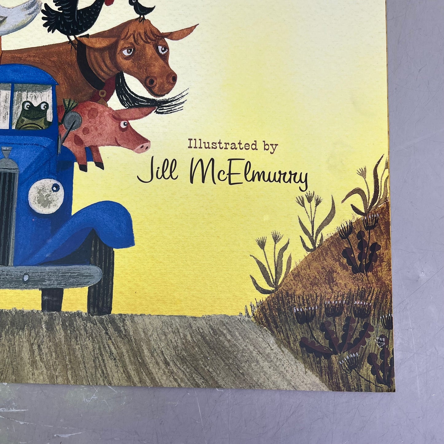 LITTLE BLUE TRUCK Paperback Children's Big Book By Alice Schertle 18"x14"