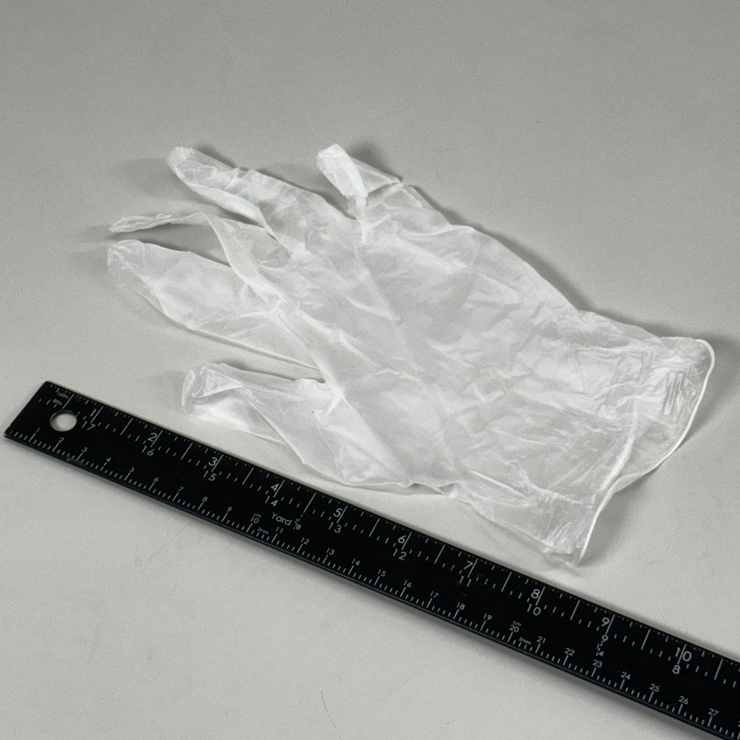 STAUFFER (10 PACK, 1,000 Total) Gloves & Safety Powder-Free Clear Vinyl Sz L R400I