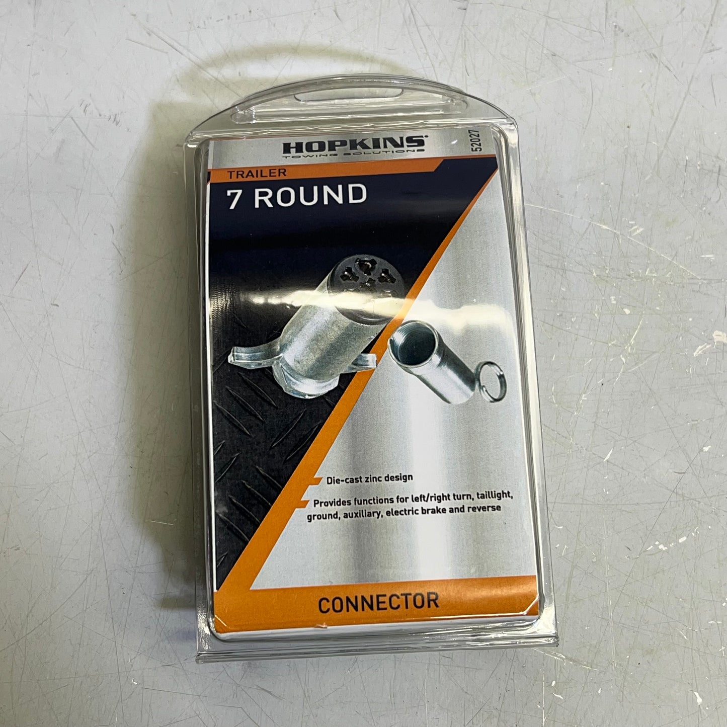 HOPKINS HD 7 Round Trailer Side W/ Cable Protector Heavy Duty Die Cast 52027