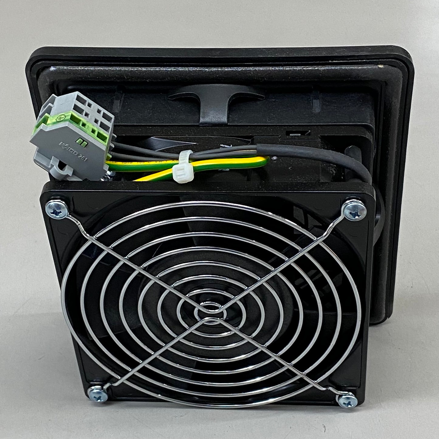HOFFMAN 3R Side-Mount Filter Fan 5.9"x5.9"x2.9" Black HN0516513