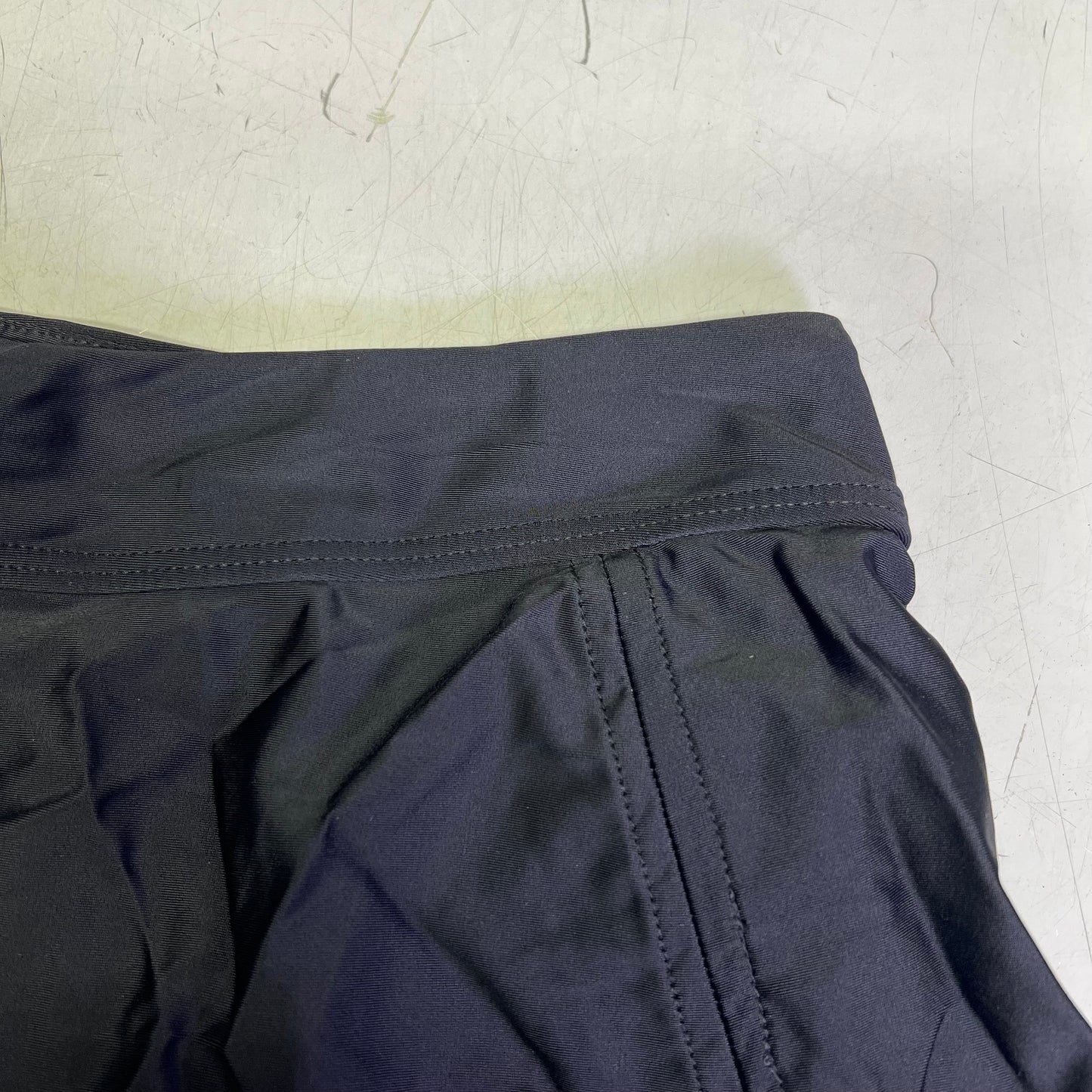 CHARMO High Waisted Swim Bottom Skirt W/ Built-in Briefs Women's Sz L Black