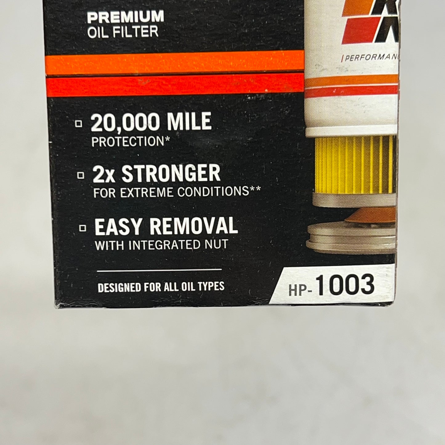 K&N (2 PACK) 20,000 Mile Premium Oil Filter for Lexus, Toyota & More HP-1003