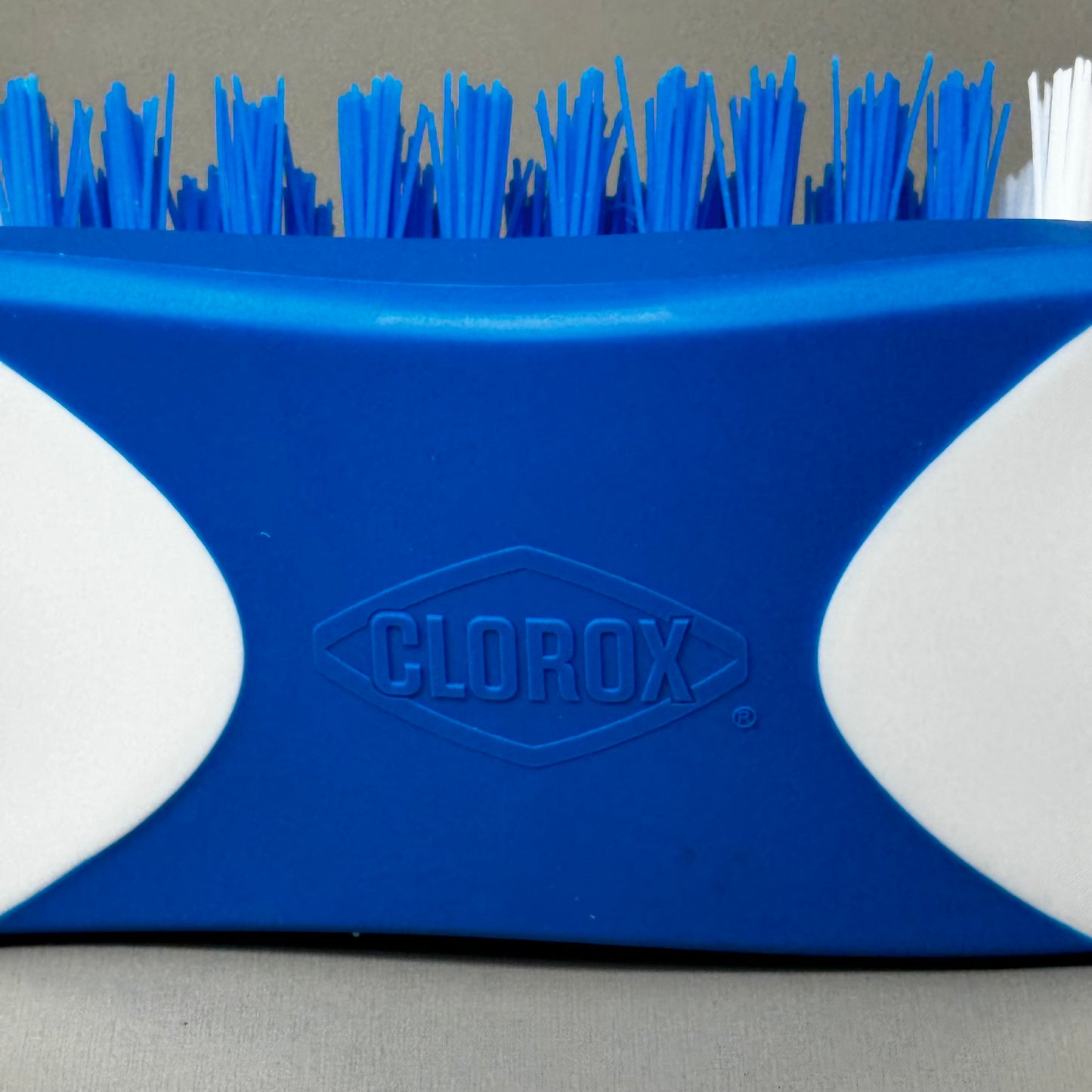 CLOROX (3 PACK!) Comfort Grip Bar Brush 8" x 2" Blue/White 622118