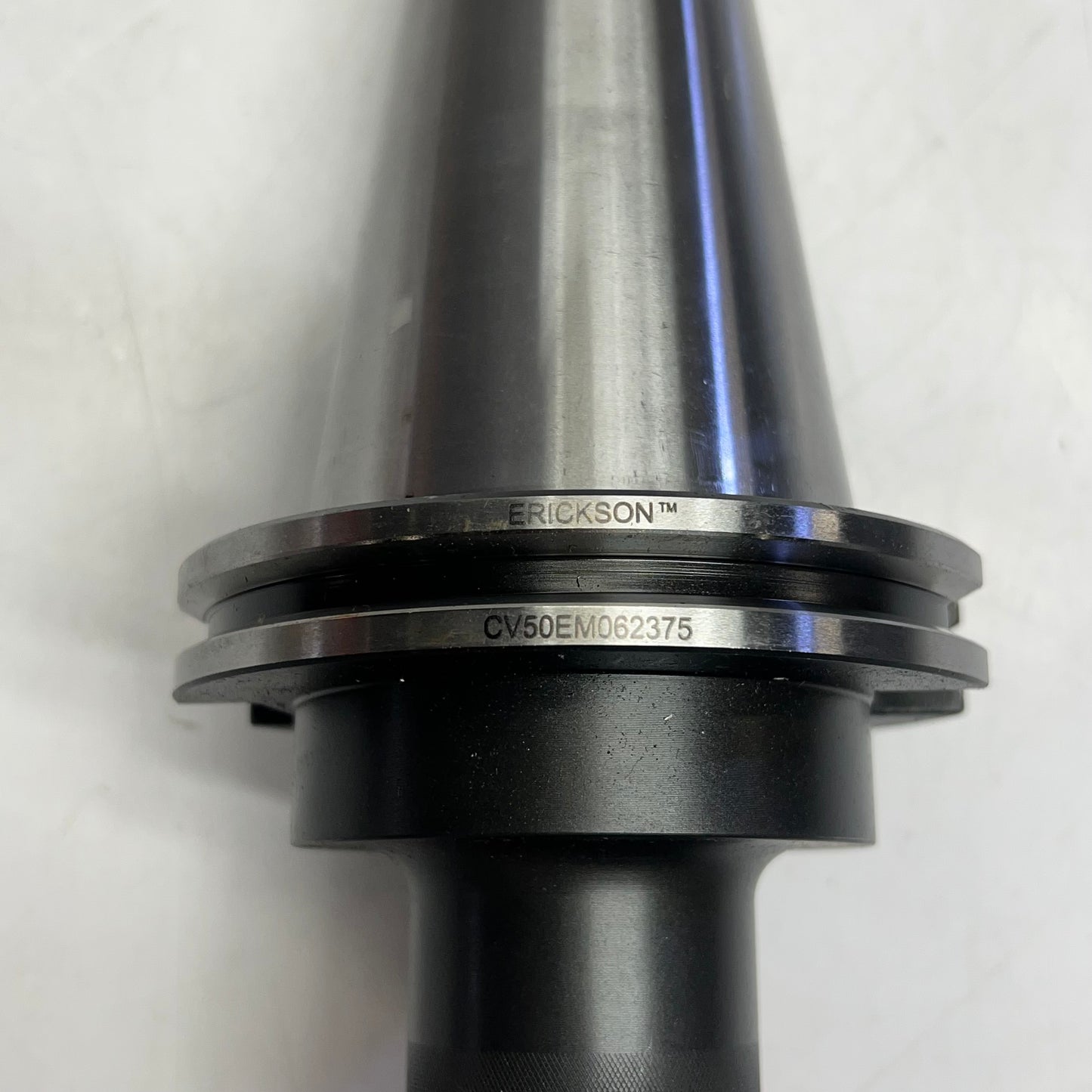 ERICKSON Cat50 Taper Solid End Mill Holder & Bit 5/8" (0.625") Bore CV50EM062375