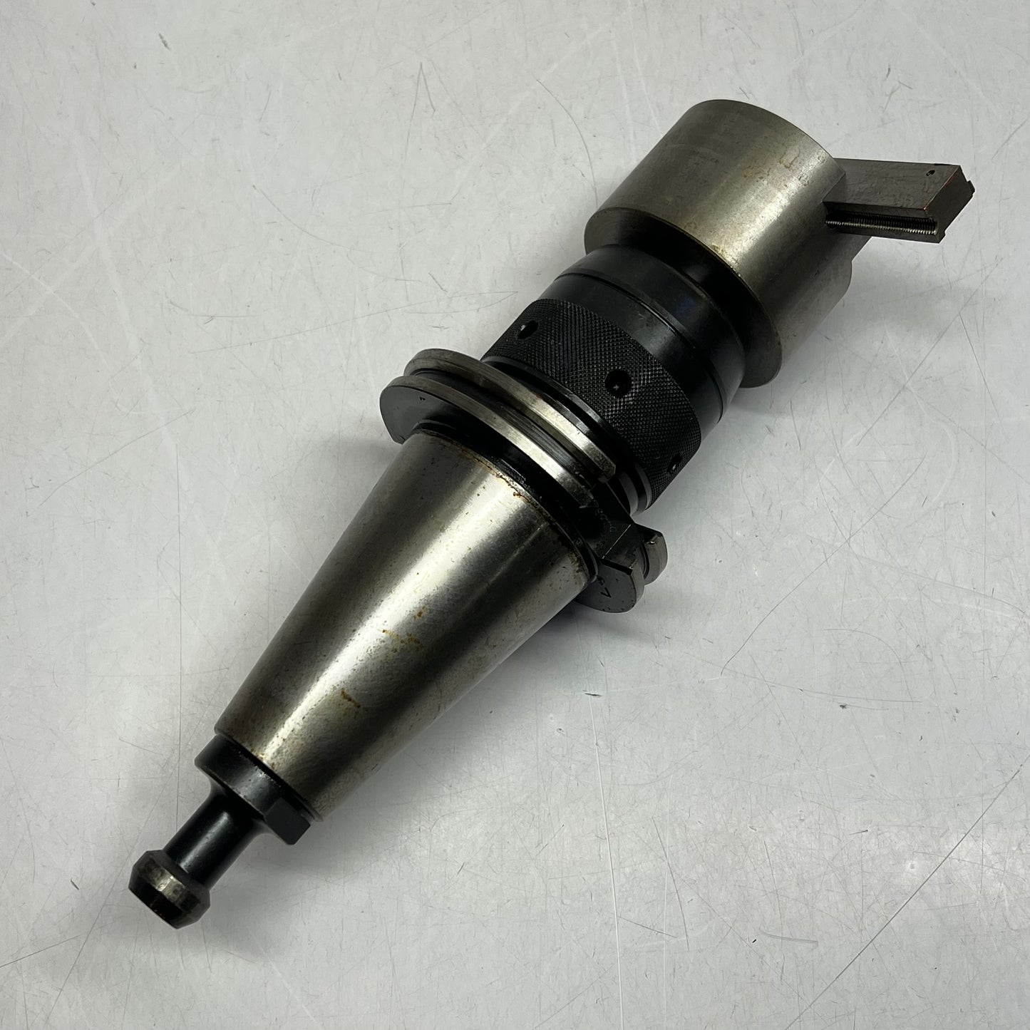 Cat 40 Standard V-flange Tool Holder W/ Attachment ~ 1-13/16" I.D.  (Used)