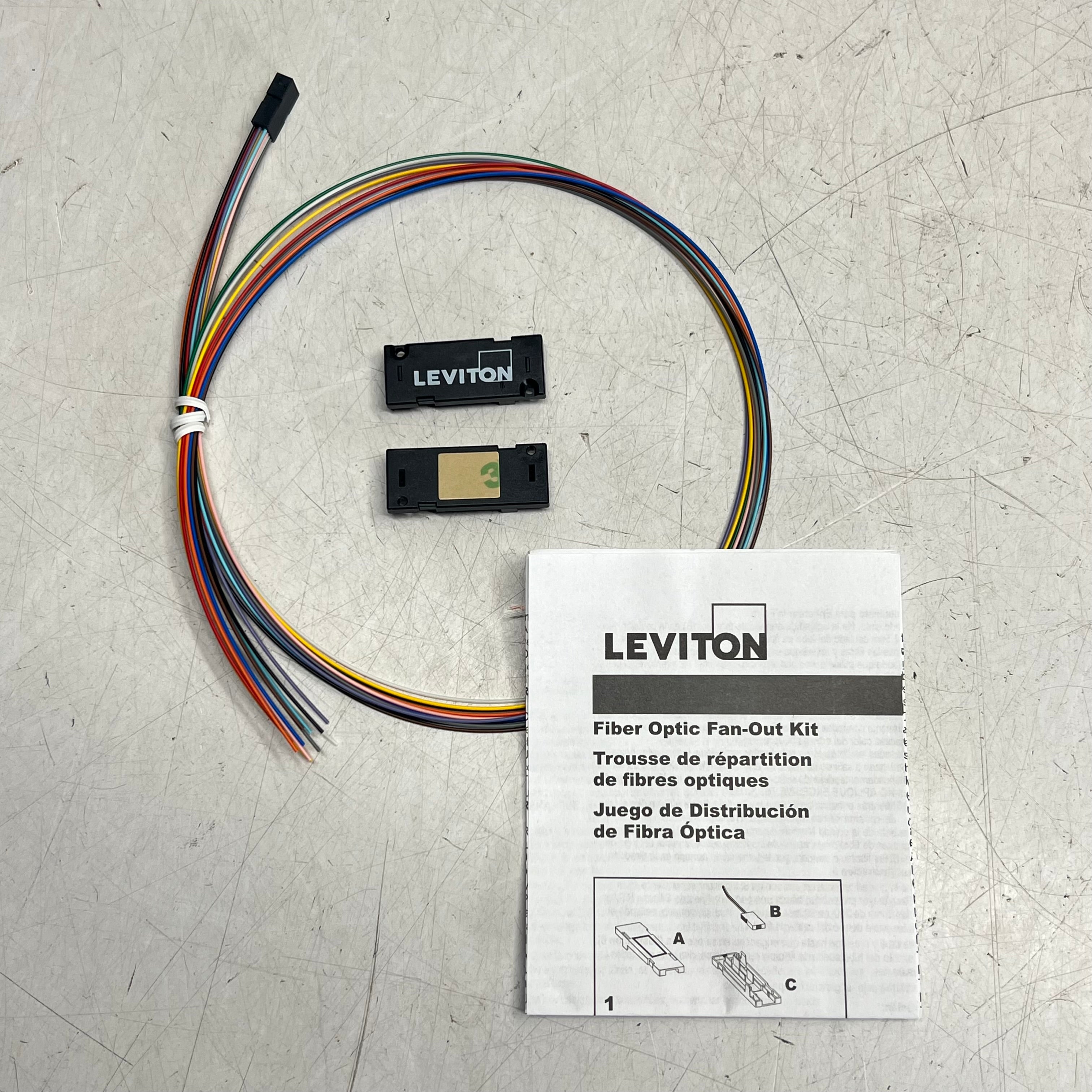 non111　0 LEVITON Fiber Optic Fan-out Kit 12 Fiber Multicolor 49887-12S – PayWut