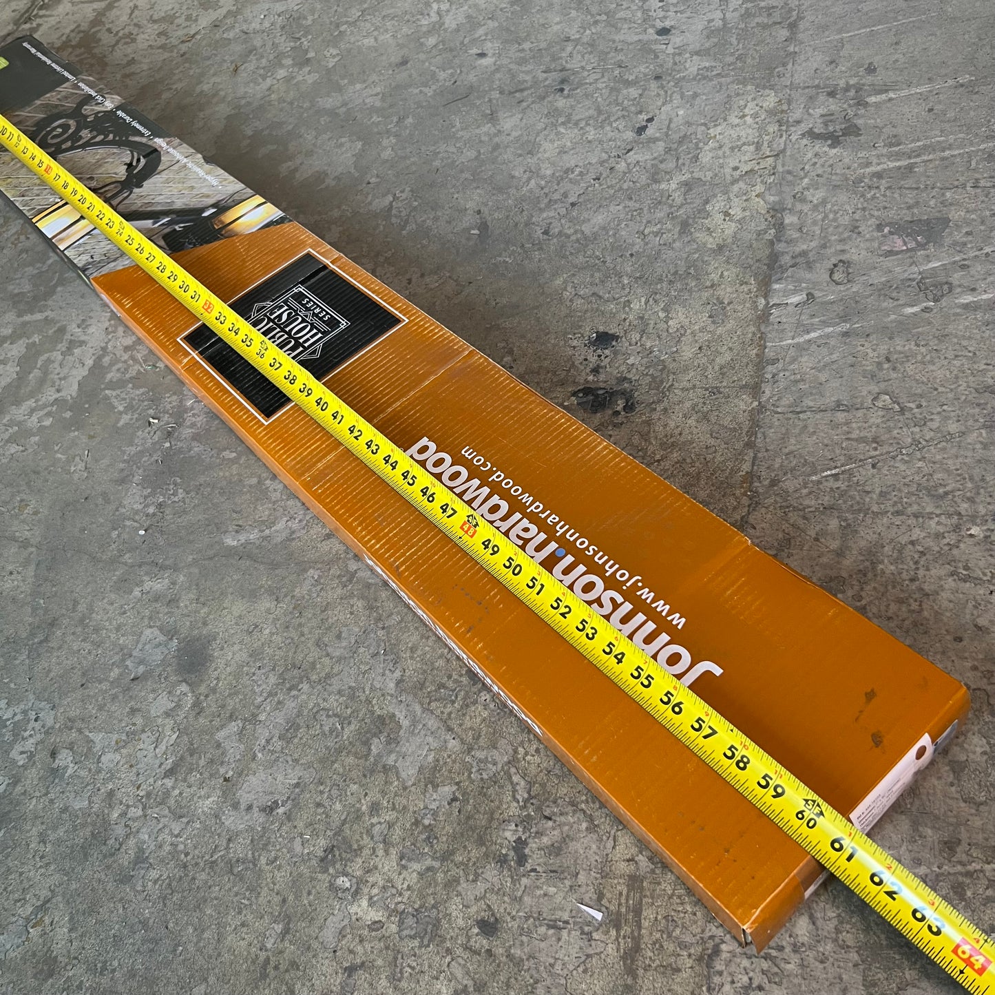 JOHNSON HARDWOOD (6 Pcs) Vinyl Flooring 7" x 60", Sidecar Color 444-16103