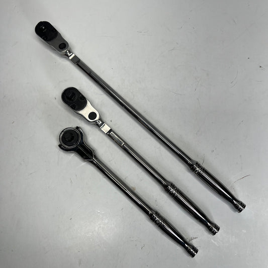 SNAP ON Mixed Ratchet Set Pro Fit Organization  3 Piece - 3/8"Drive  203RT0280FR