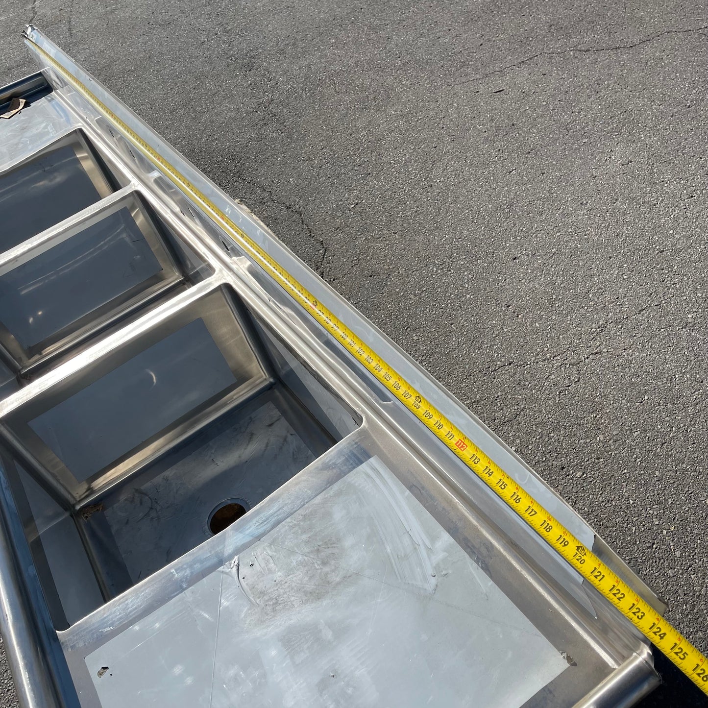 ZA@ Pallet of REGENCY 3 Compartment Commercial Sink Stainless Steel 600S32424224 (AS-IS)