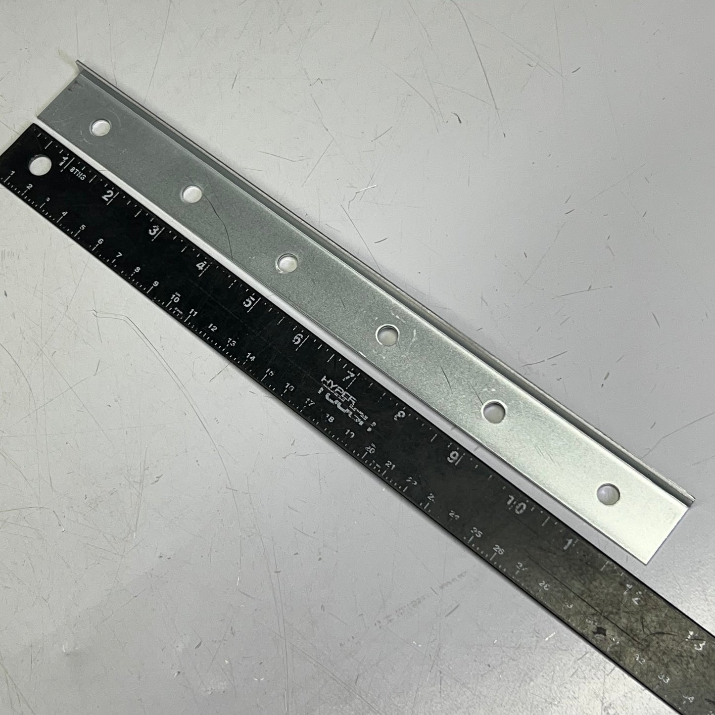 Bolt-On Galvanized Wall Mount Hardware 3" Section HSTBOWM36001