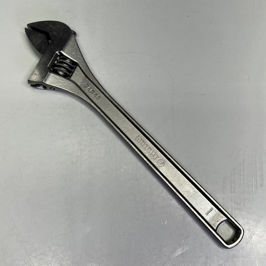 WRIGHT Alloy Steel Adjustable Wrench Tool 18" - 2-1/8" Chrome Plated 9AC18