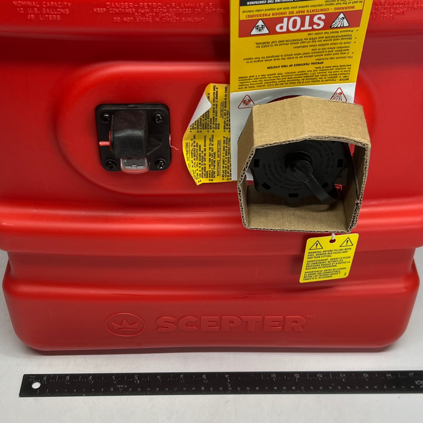 SCEPTER Marine Fuel Tank Portable 12 Gal. 08669