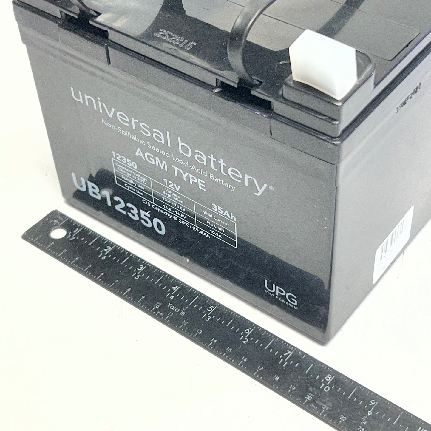 UNIVERSAL BATTERY Non-spillable Sealed Lead-acid Battery 12V 35Ah Black UB12350