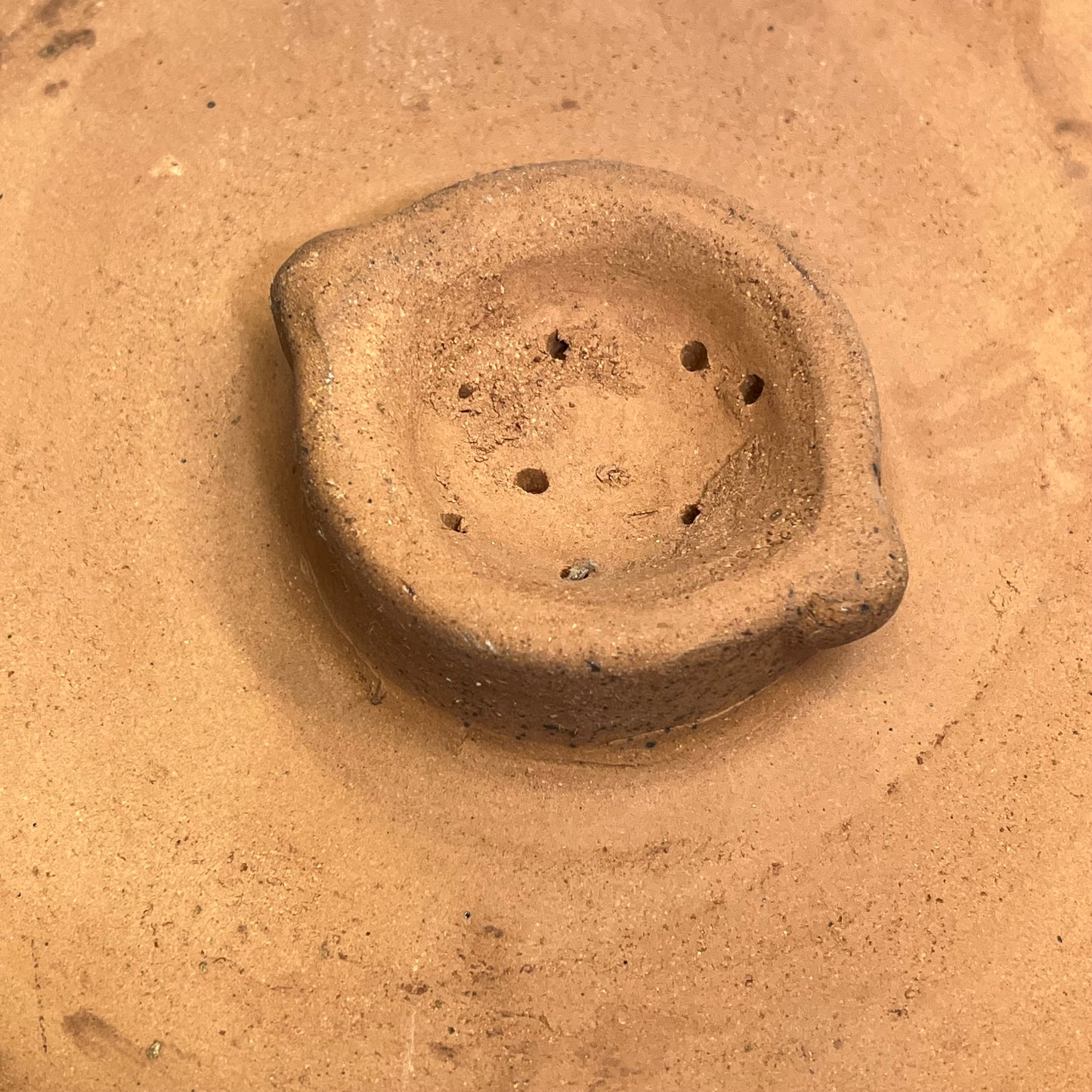 ZA@ Glazed Pottery 2 Piece Swirl Stand Bird Bath 22" L x 20" Dia Deep Blue (DAMAGED)