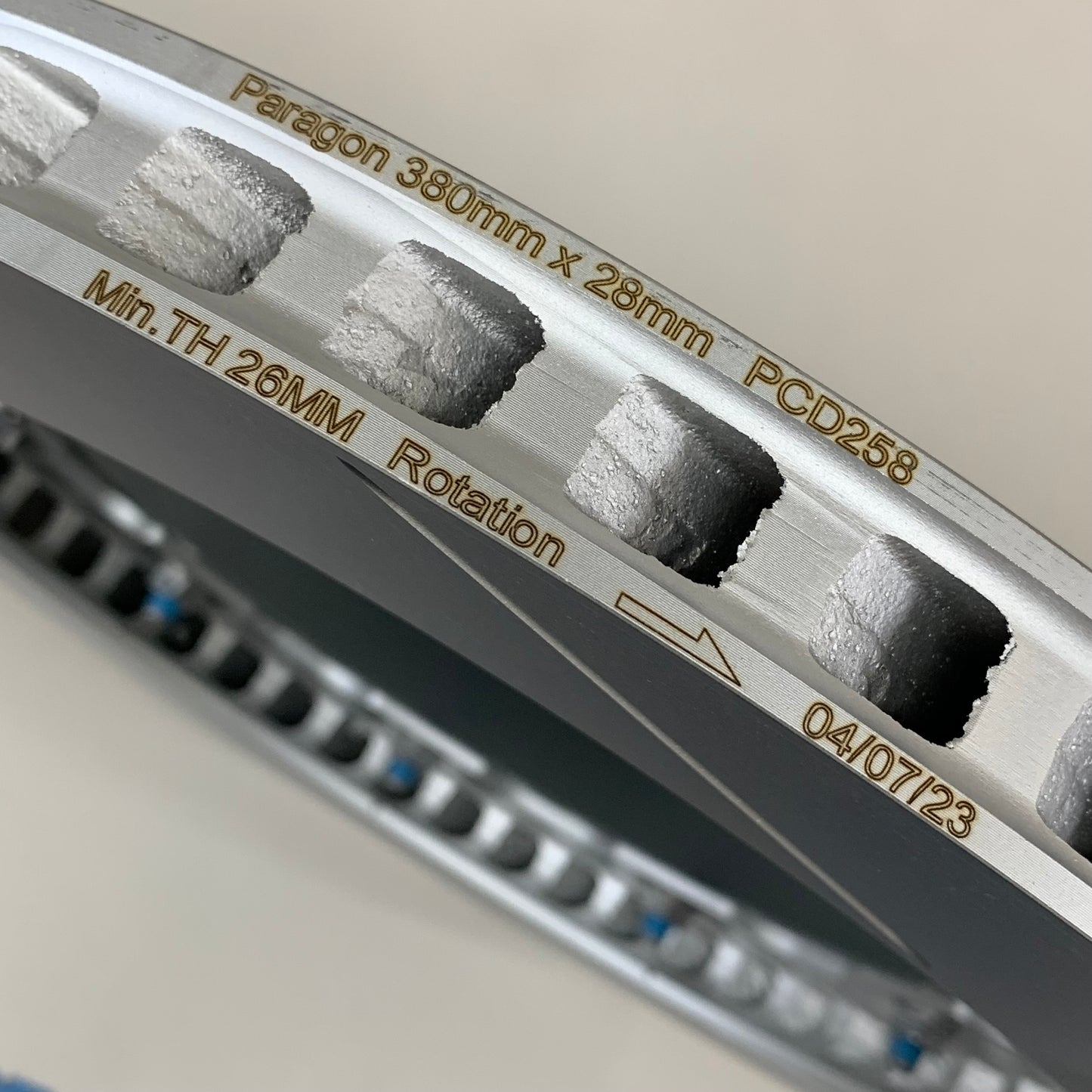 PARAGON  (Set Of 2) Performance Rotor Rings Chrome PRR.8016.380.2750.25800.18.|01.R/L