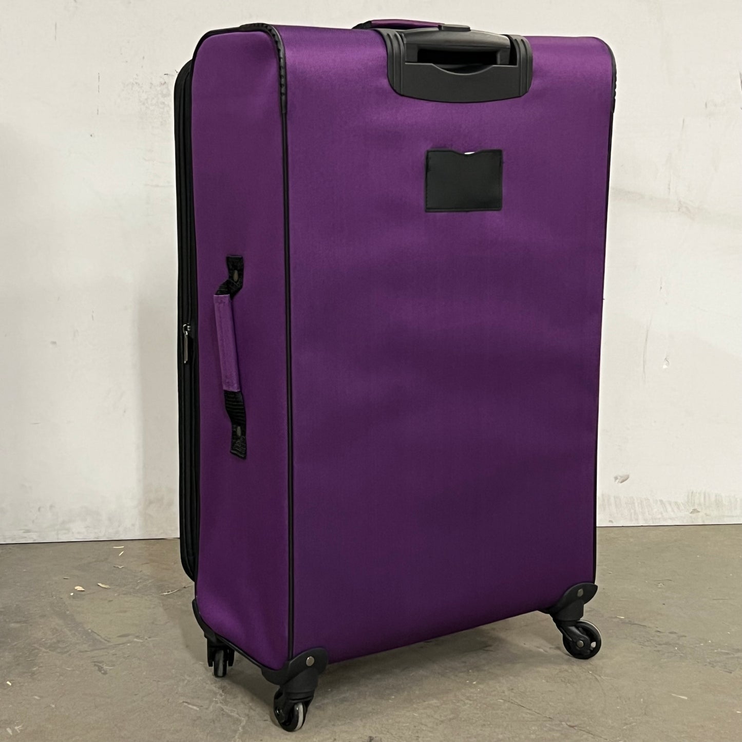 DEJUNO (3 PACK) Light Weight Expandable Spinner Rolling Suitcase Set Purple