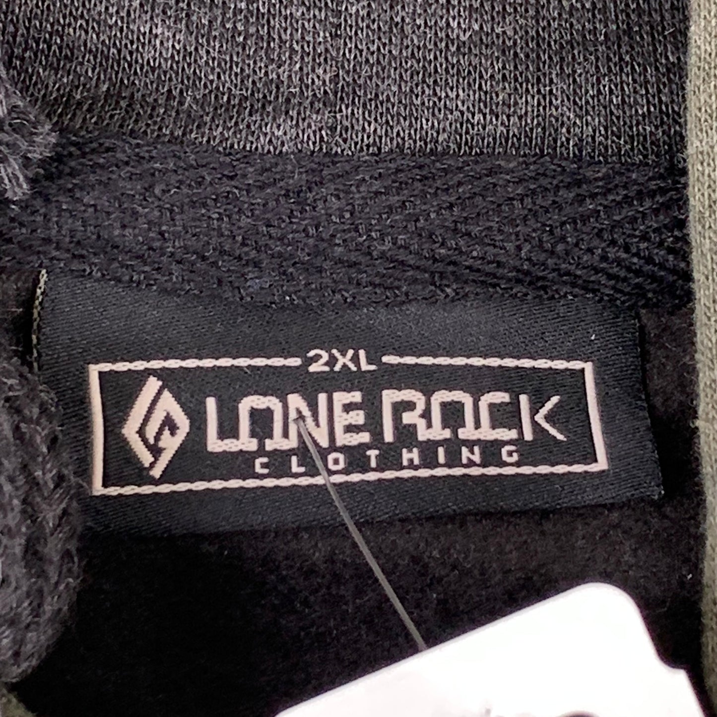 LONEROCK Helen Georgia Tie Hoodie Sz 2X-Large Green