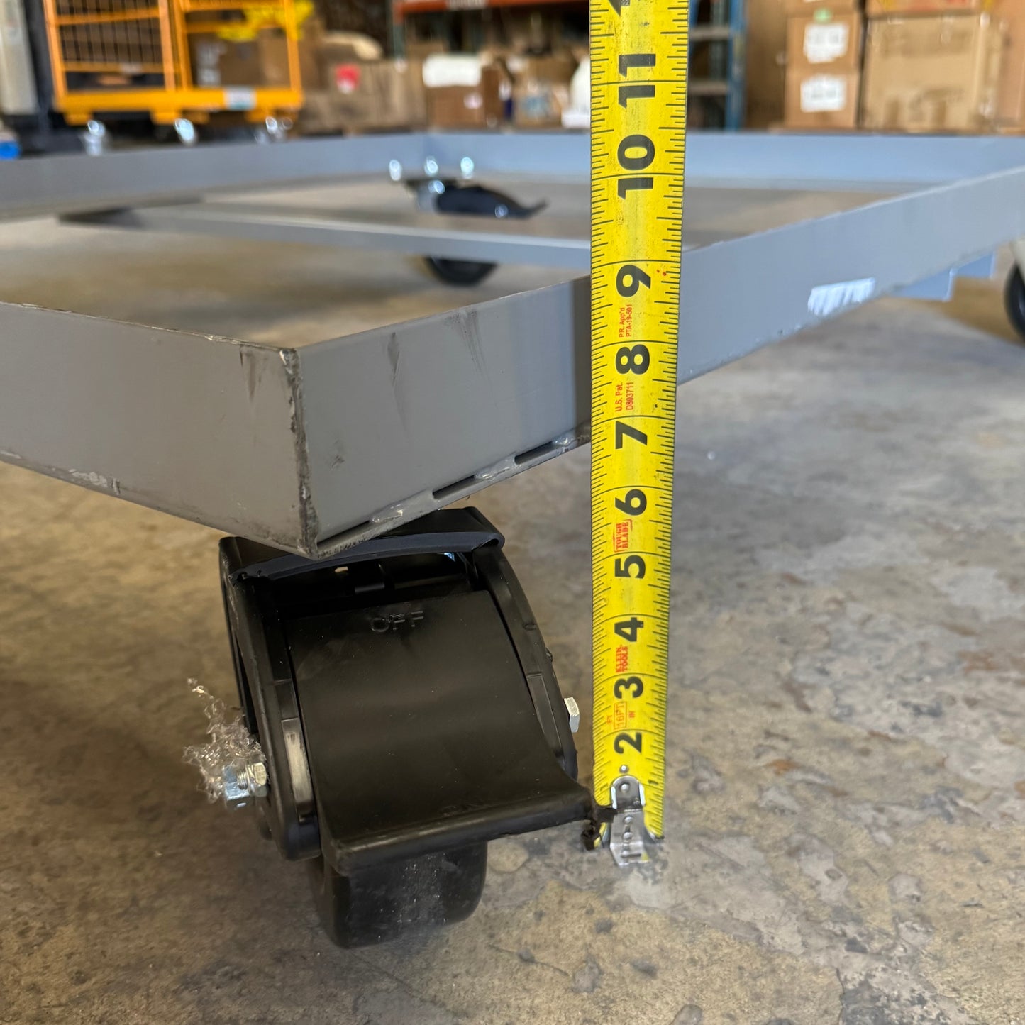 LITTLE GIANT Pallet Dolly Open Deck 40"x48" Silver PD-4048-6PH-LR
