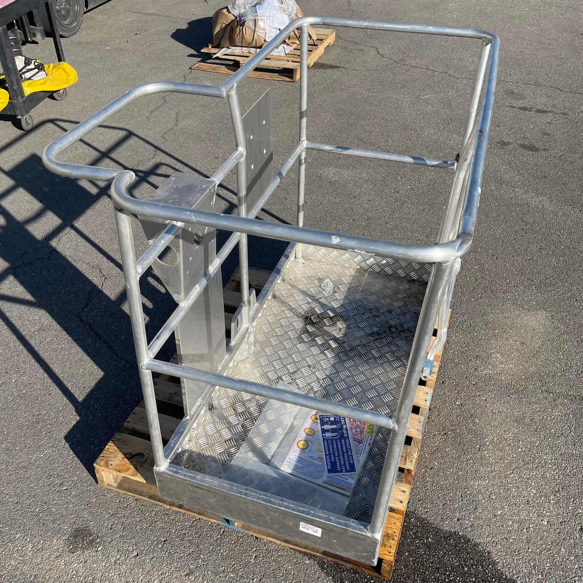 UNBRANDED Replacement Boom Lift Platform Basket 57"x43"x39" Aluminum